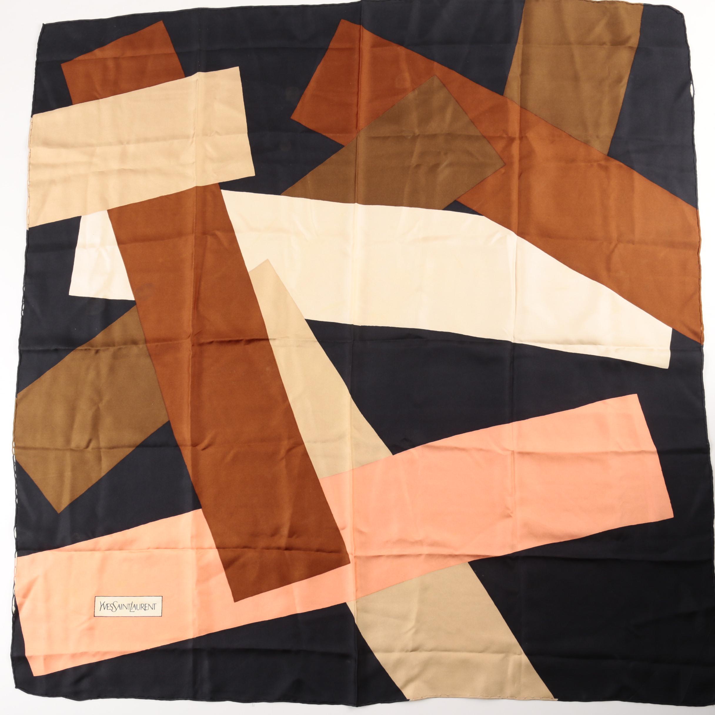 Yves Saint Laurent Silk Scarf