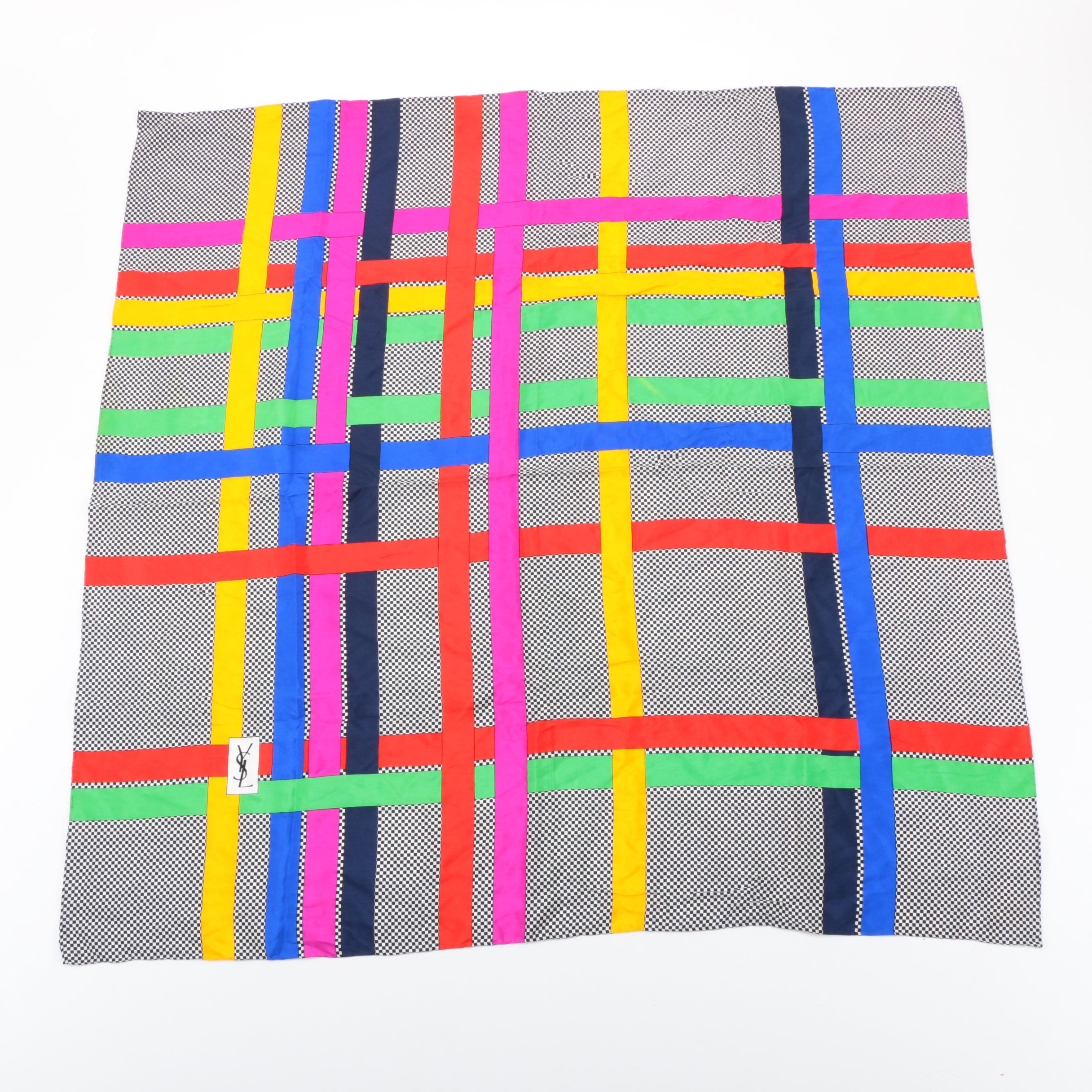 Yves Saint Laurent Foulards Silk Scarf