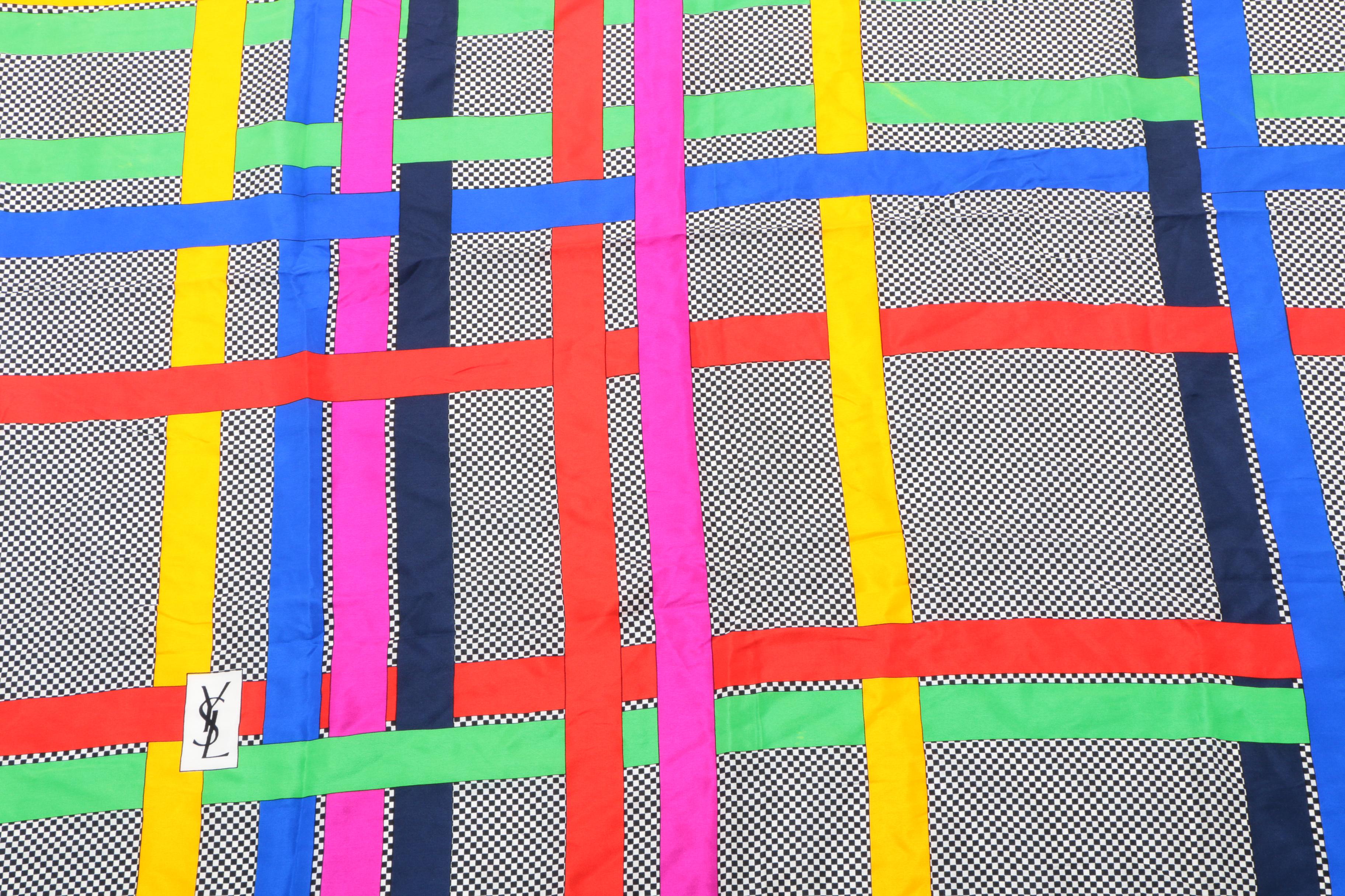 Yves Saint Laurent Foulards Silk Scarf