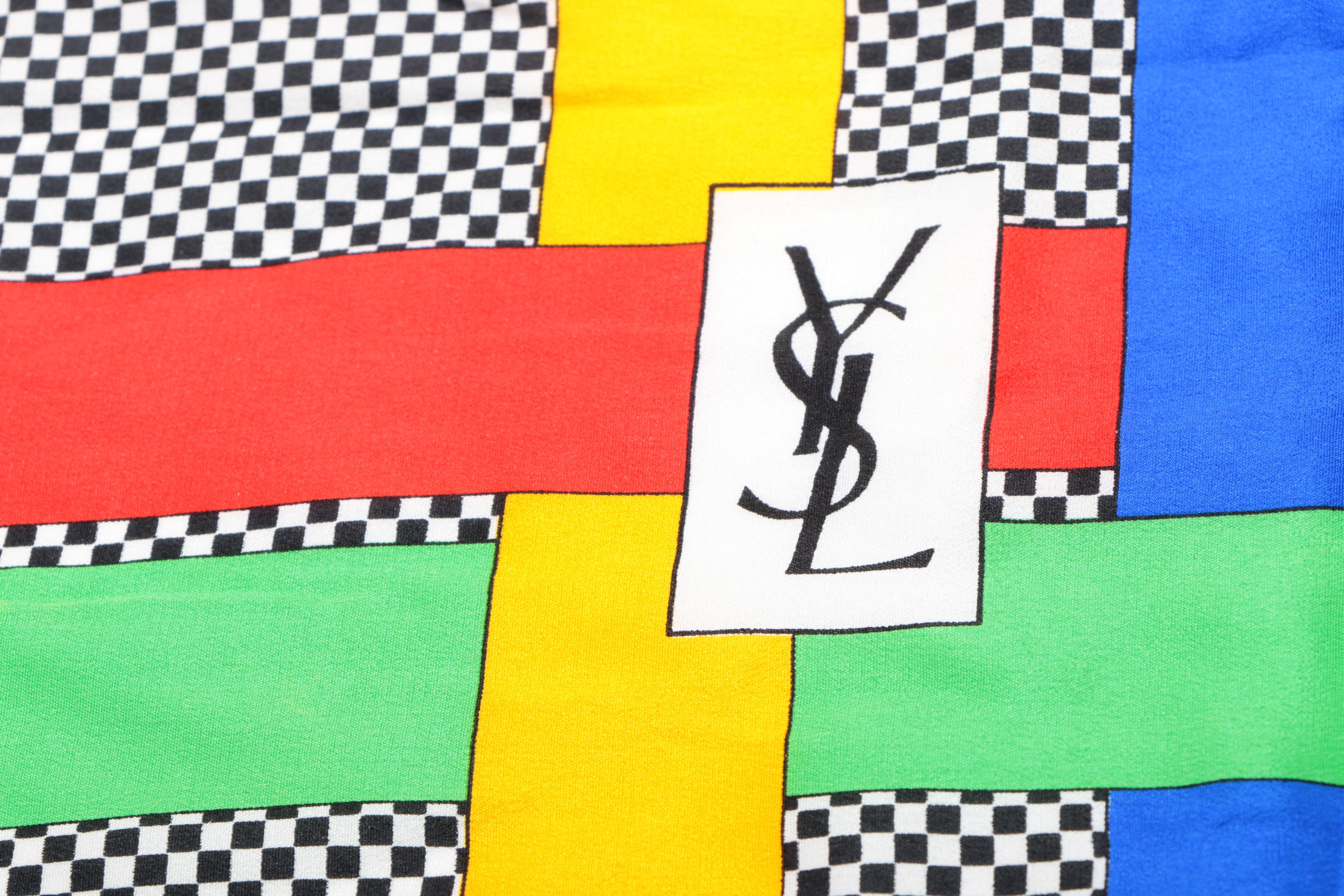 Yves Saint Laurent Foulards Silk Scarf