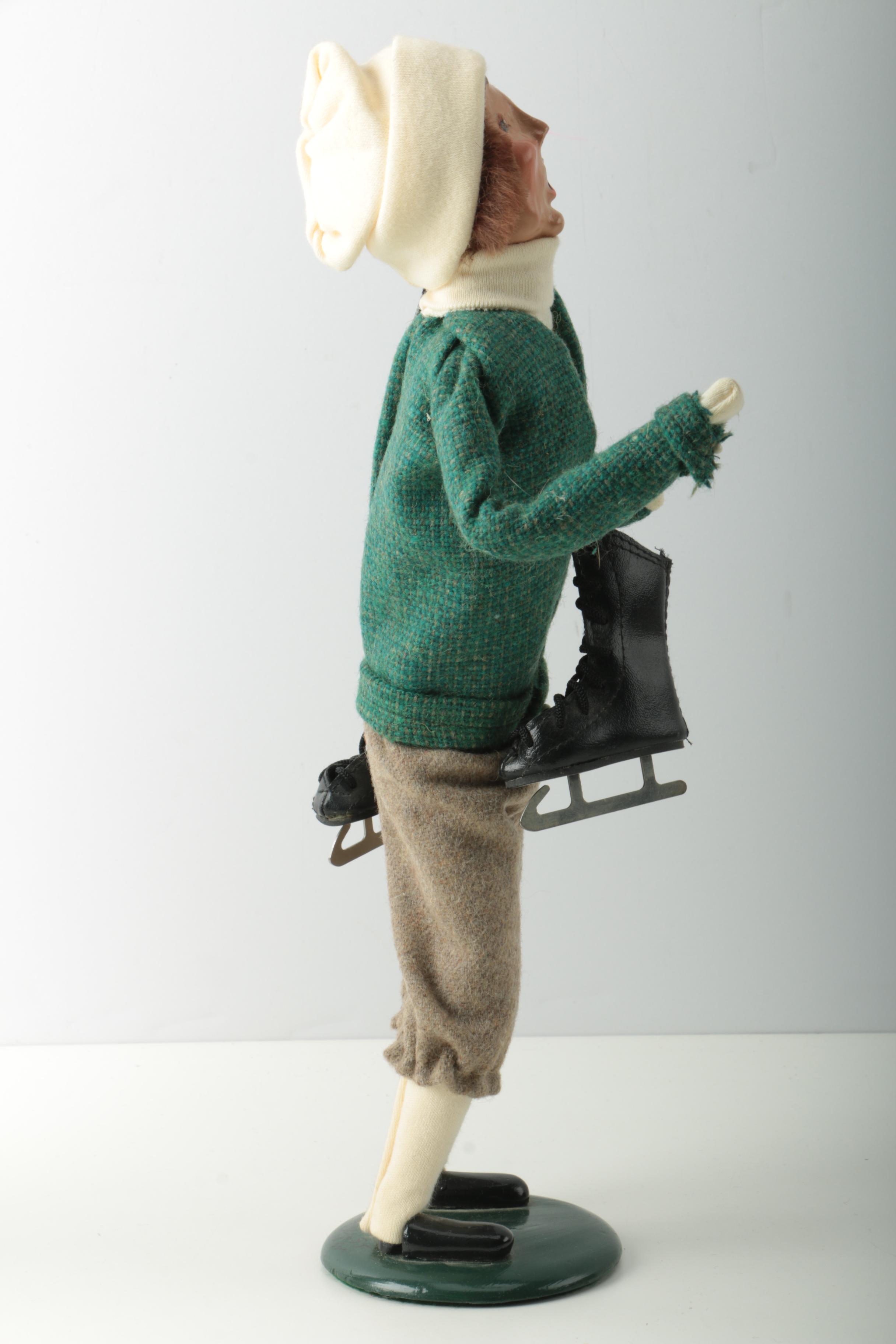 Byers' Choice Dolls with Ice Skates