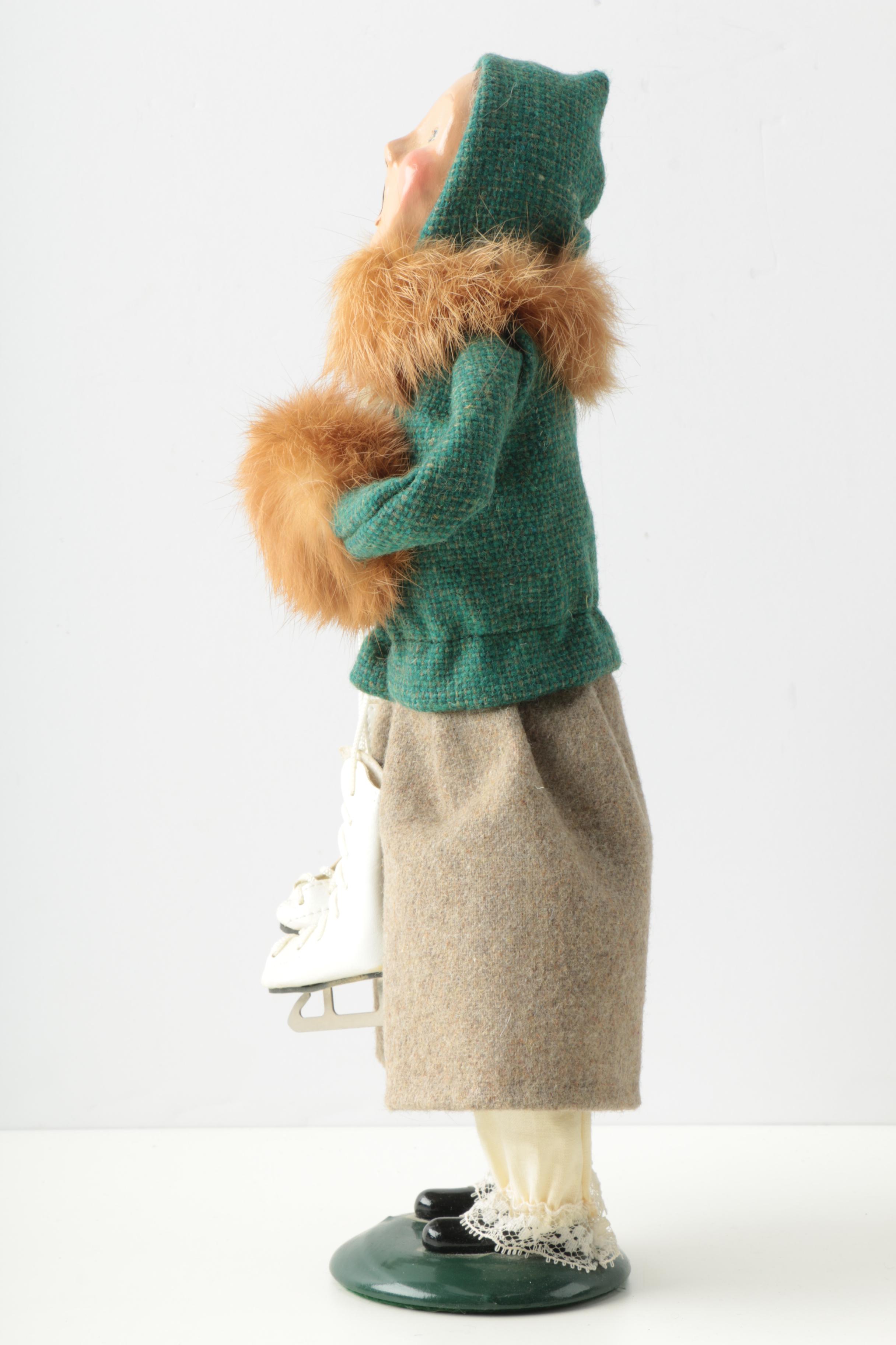 Byers' Choice Dolls with Ice Skates