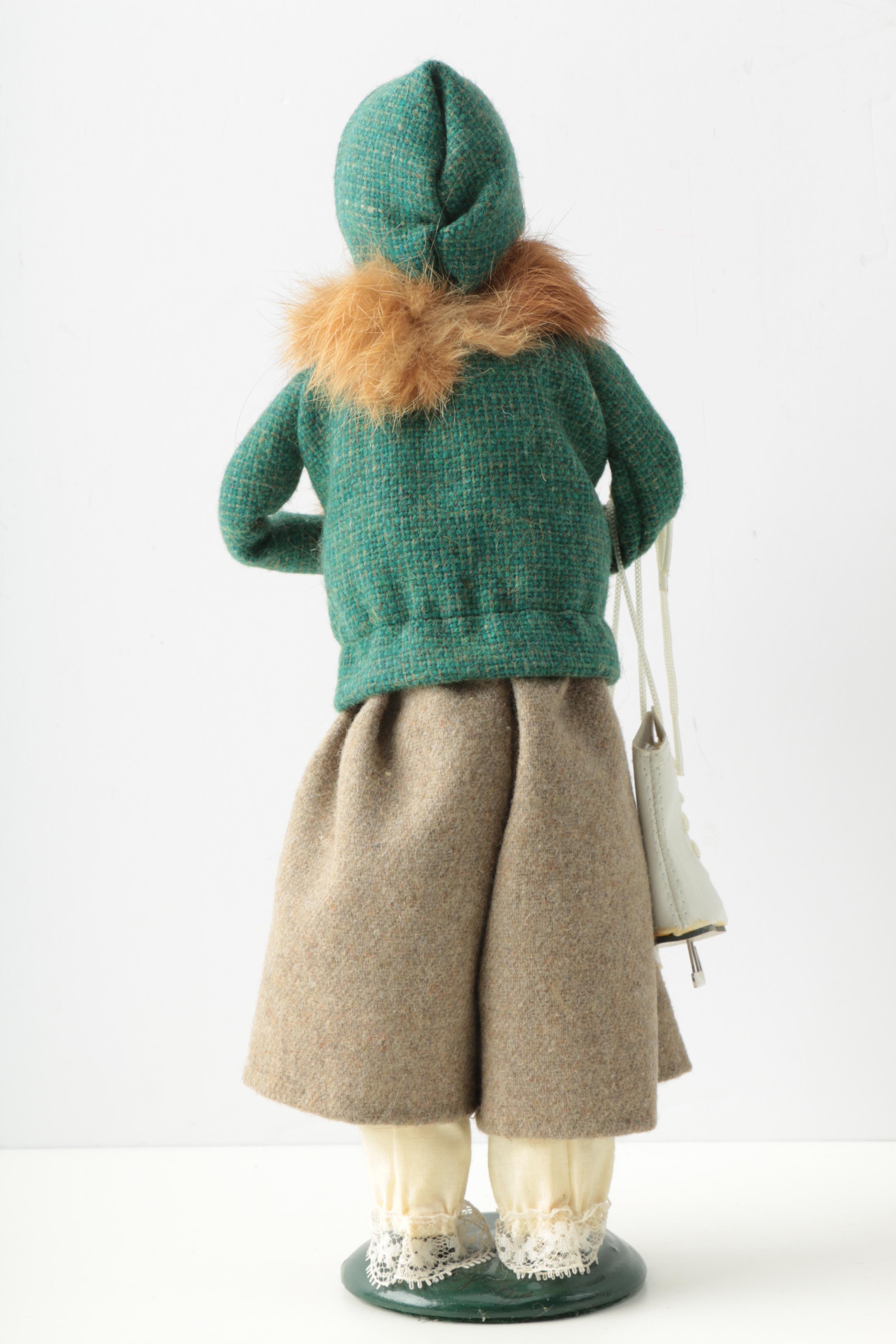 Byers' Choice Dolls with Ice Skates