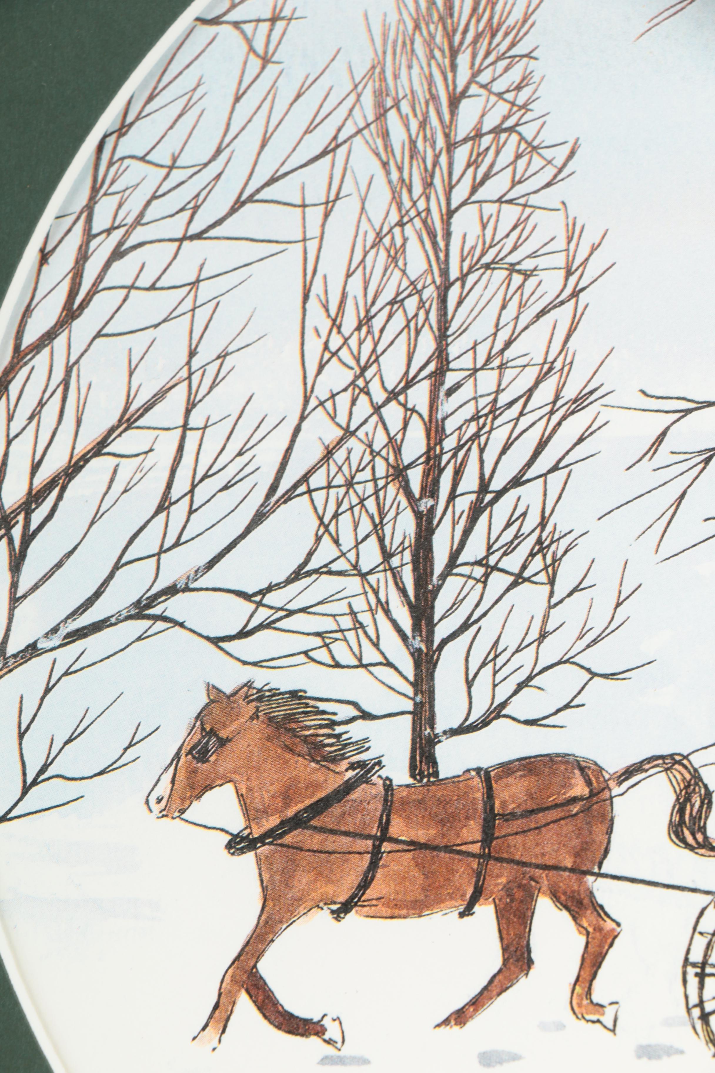 James G. Friend Limited Edition Reproduction Print "Amish Trotter"