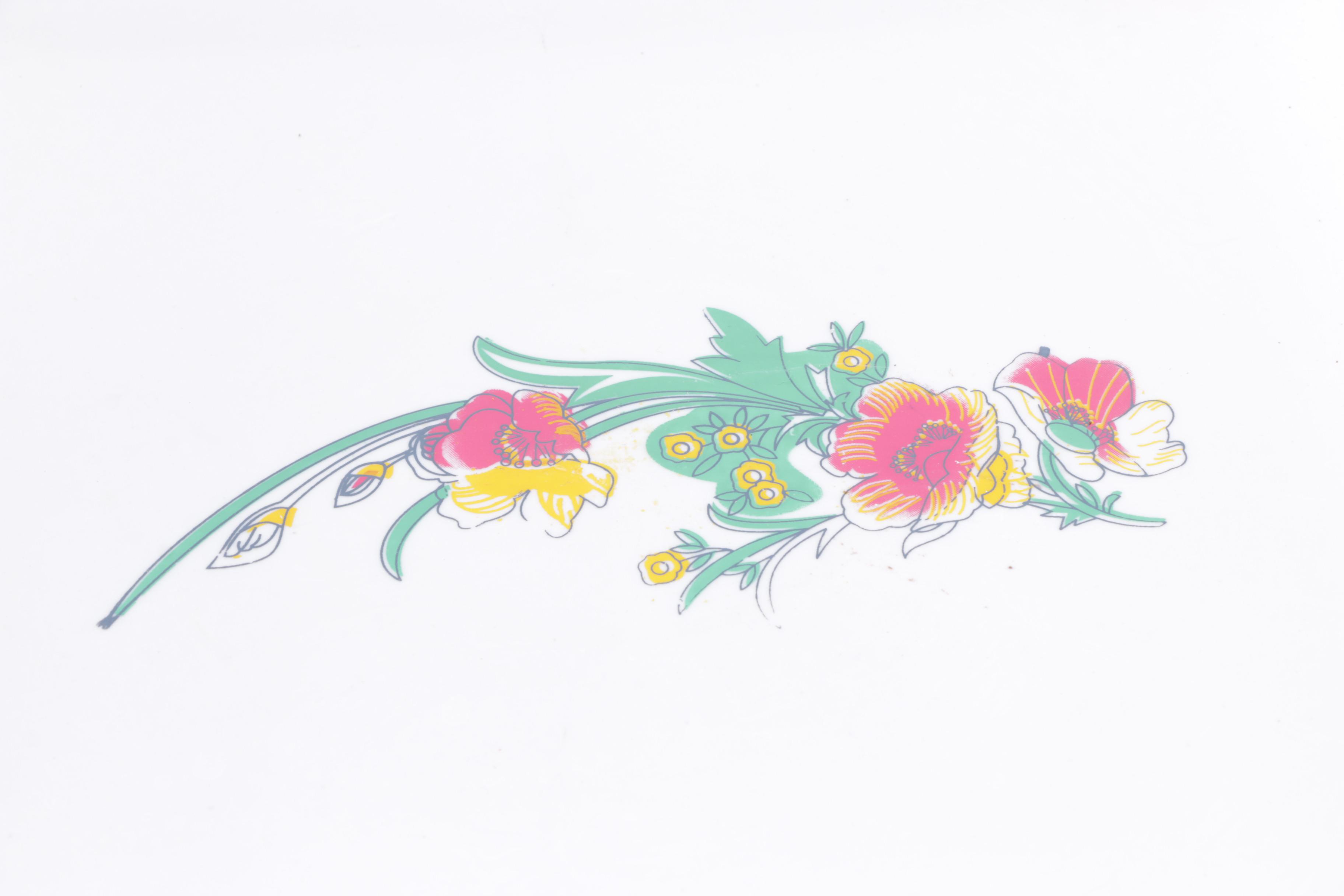 Japanese Tea Set and Serving Dish