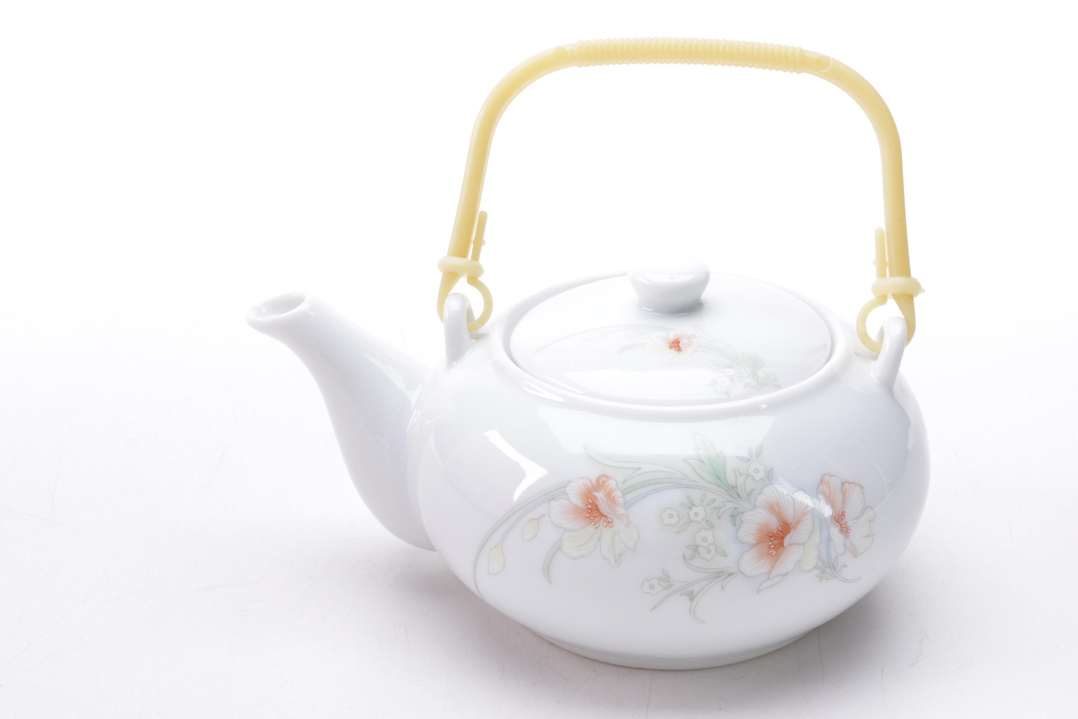 Japanese Tea Set and Serving Dish