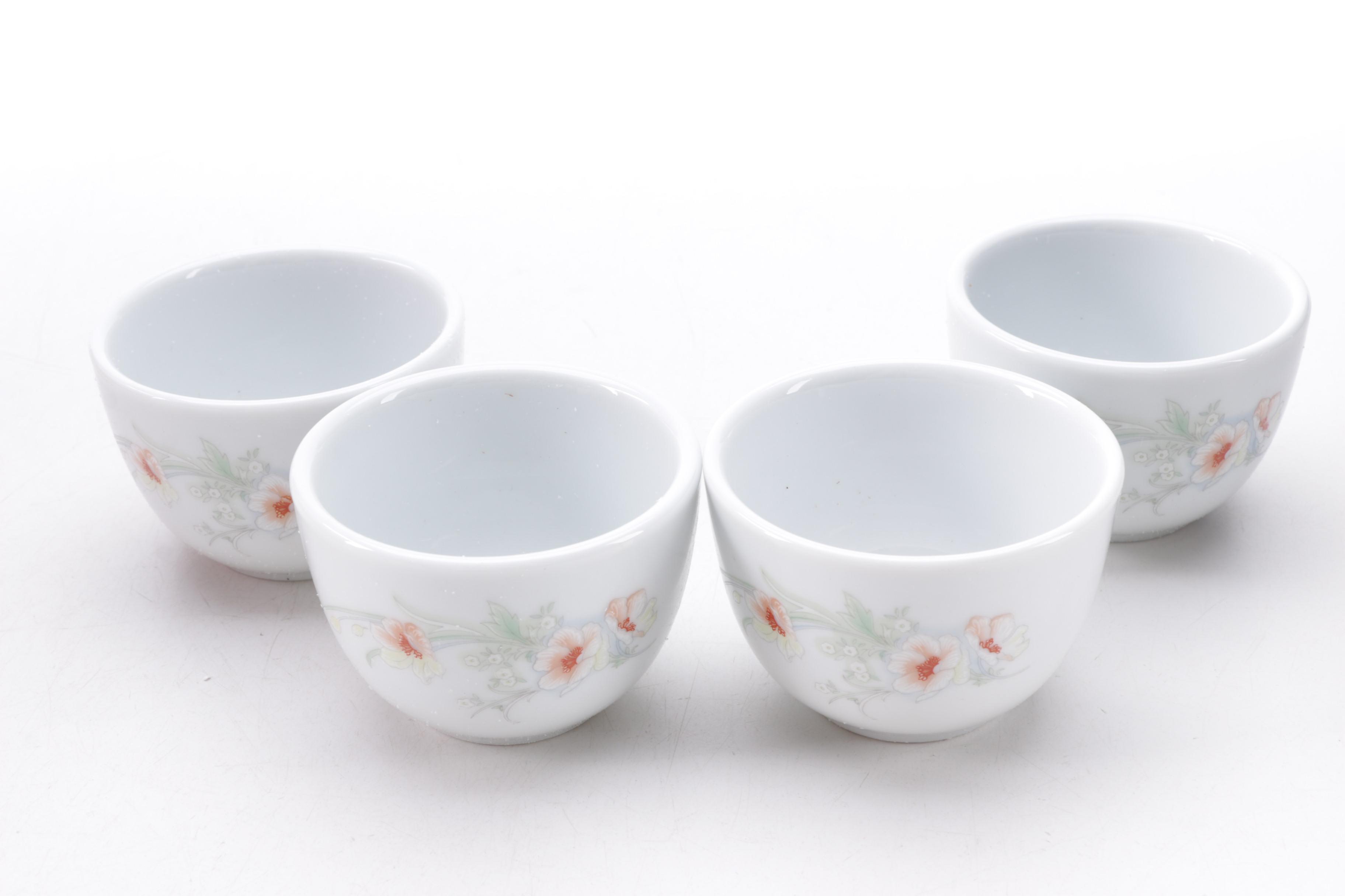 Japanese Tea Set and Serving Dish