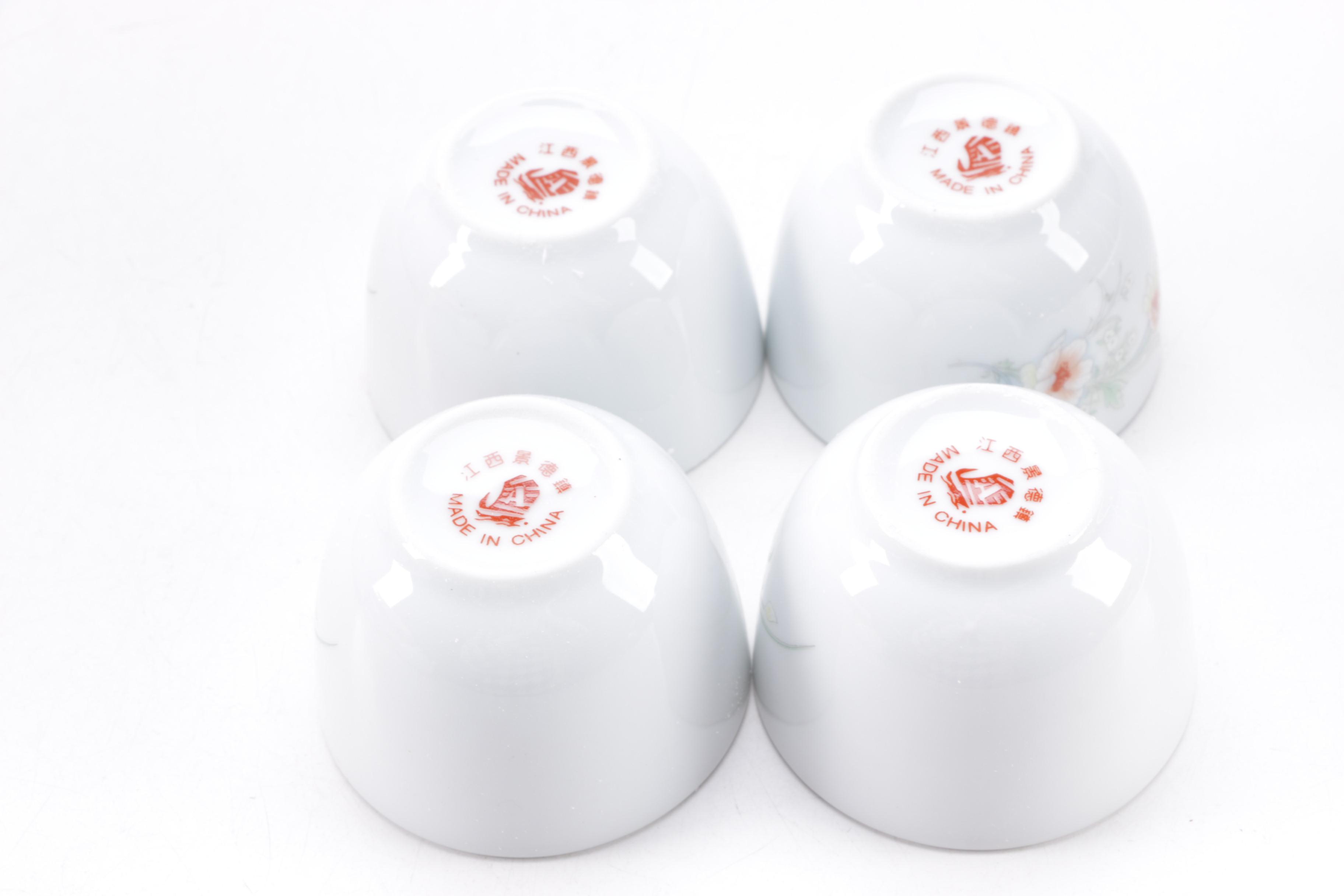 Japanese Tea Set and Serving Dish