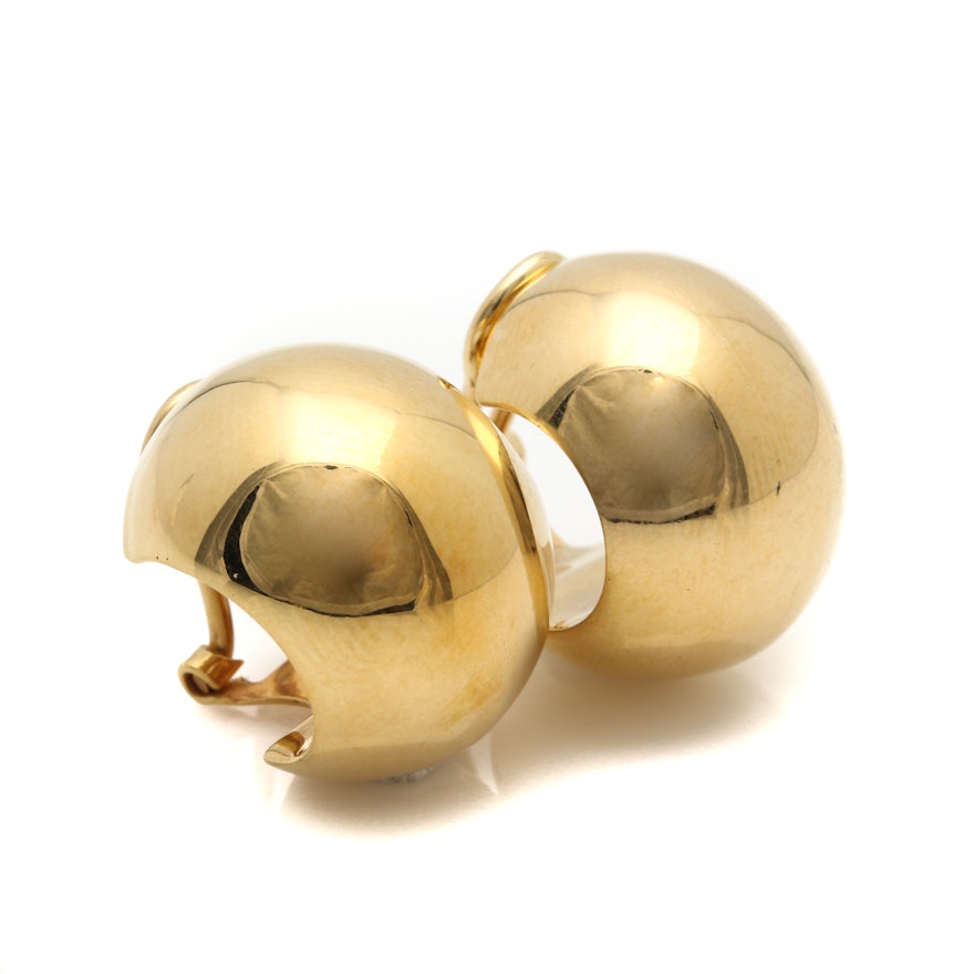 14K Yellow Gold Earrings