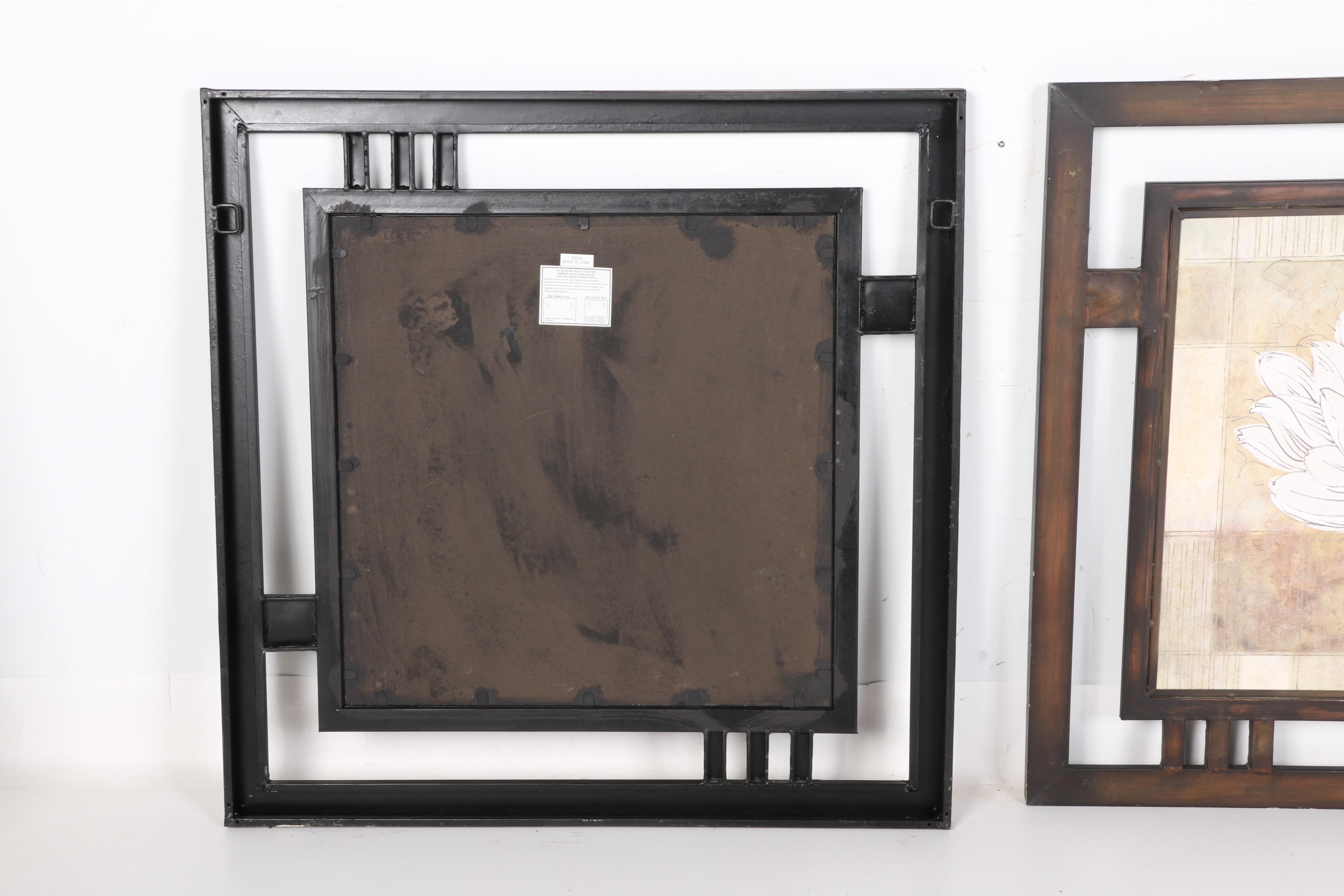 Pair of Floral Offset Lithographs