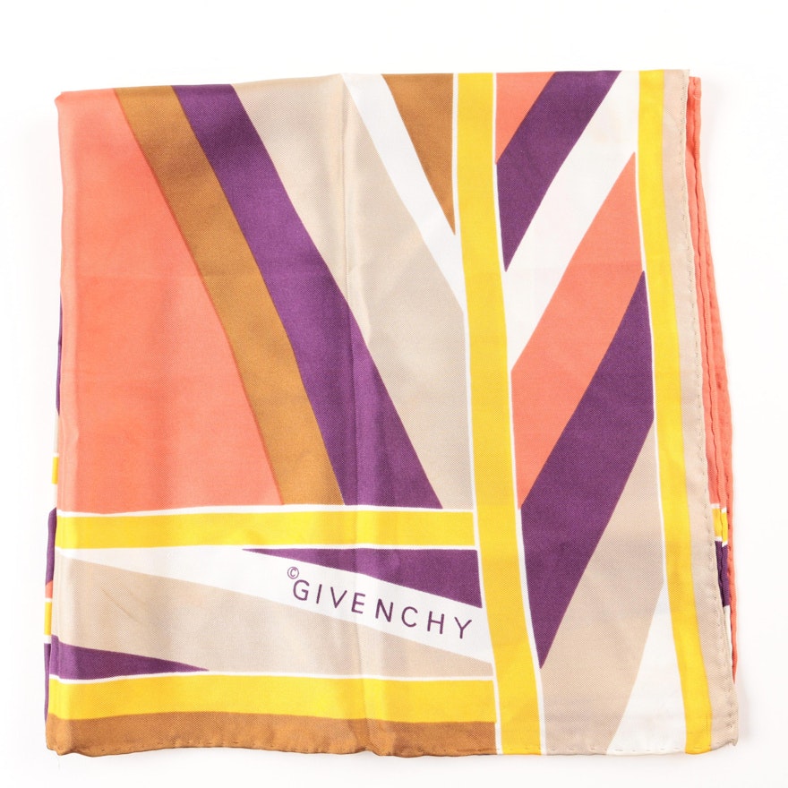 Vintage Givenchy Silk Scarf