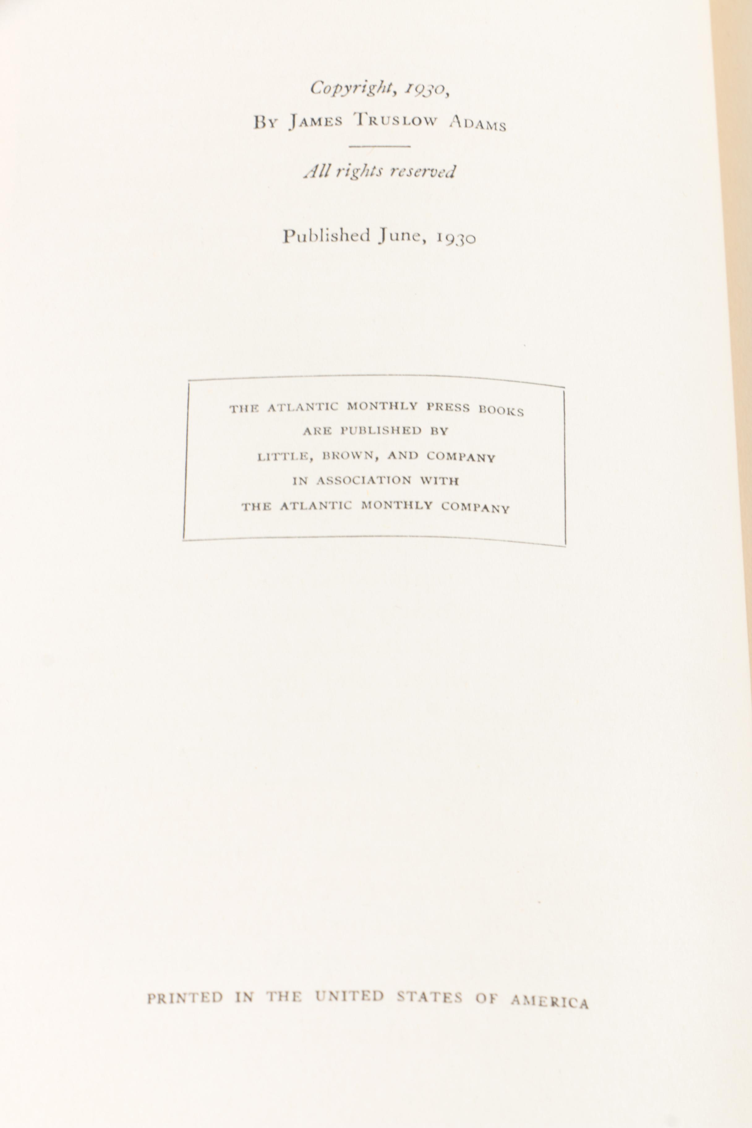 Vintage  Adams Biography and Antique Funeral Program