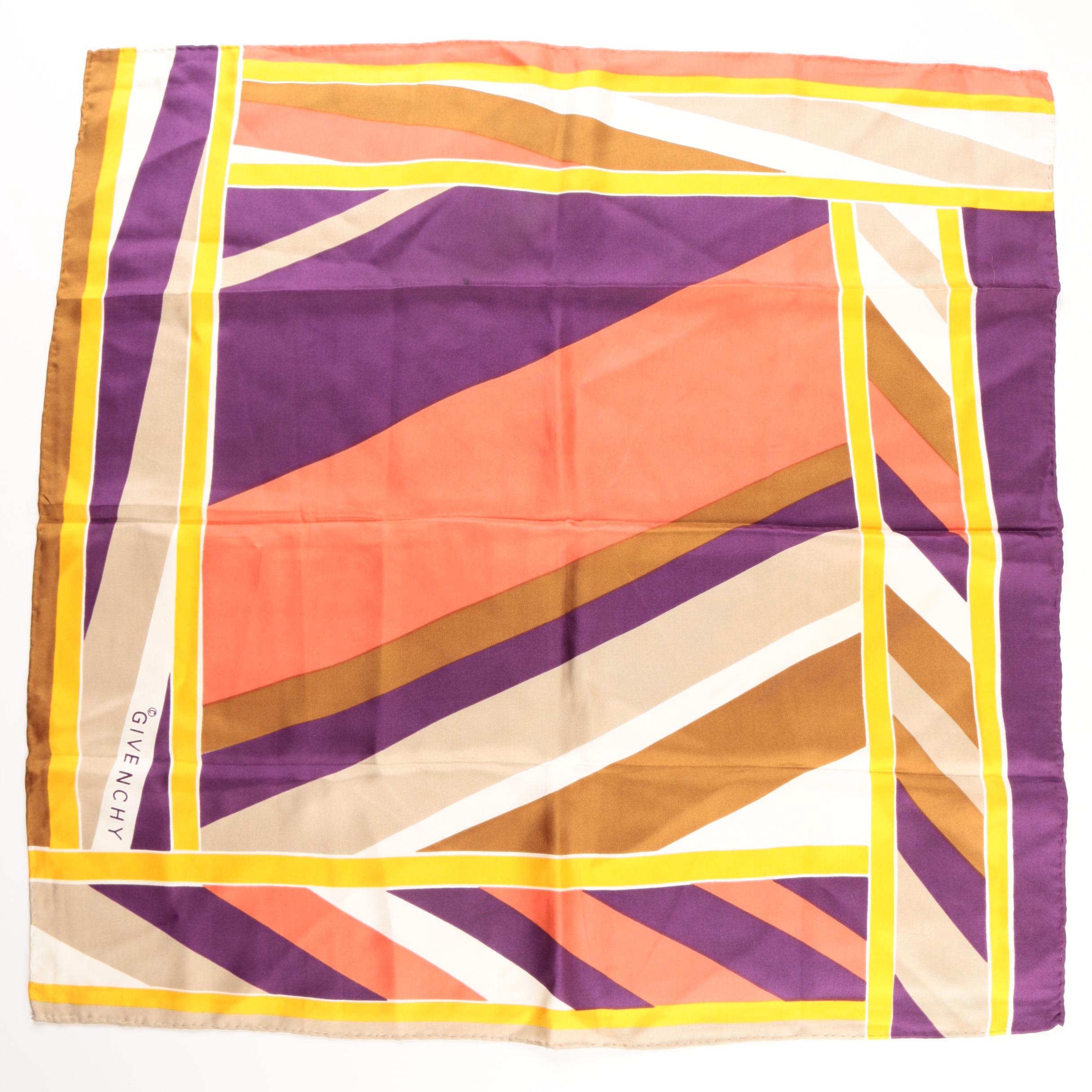 Vintage Givenchy Silk Scarf
