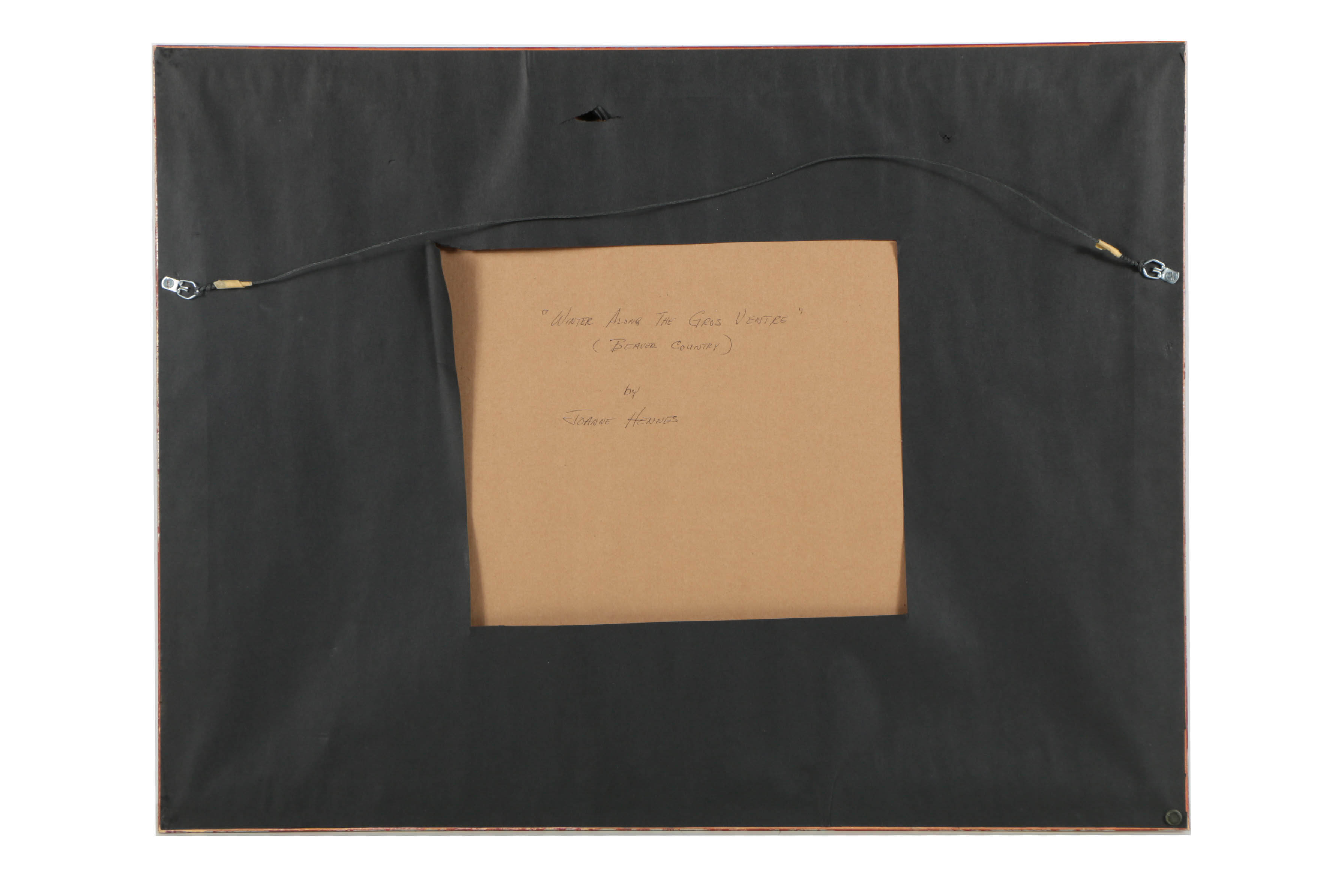 Joanne Hennes Limited Edition Giclée Print "Winter Along the Gros Ventre"