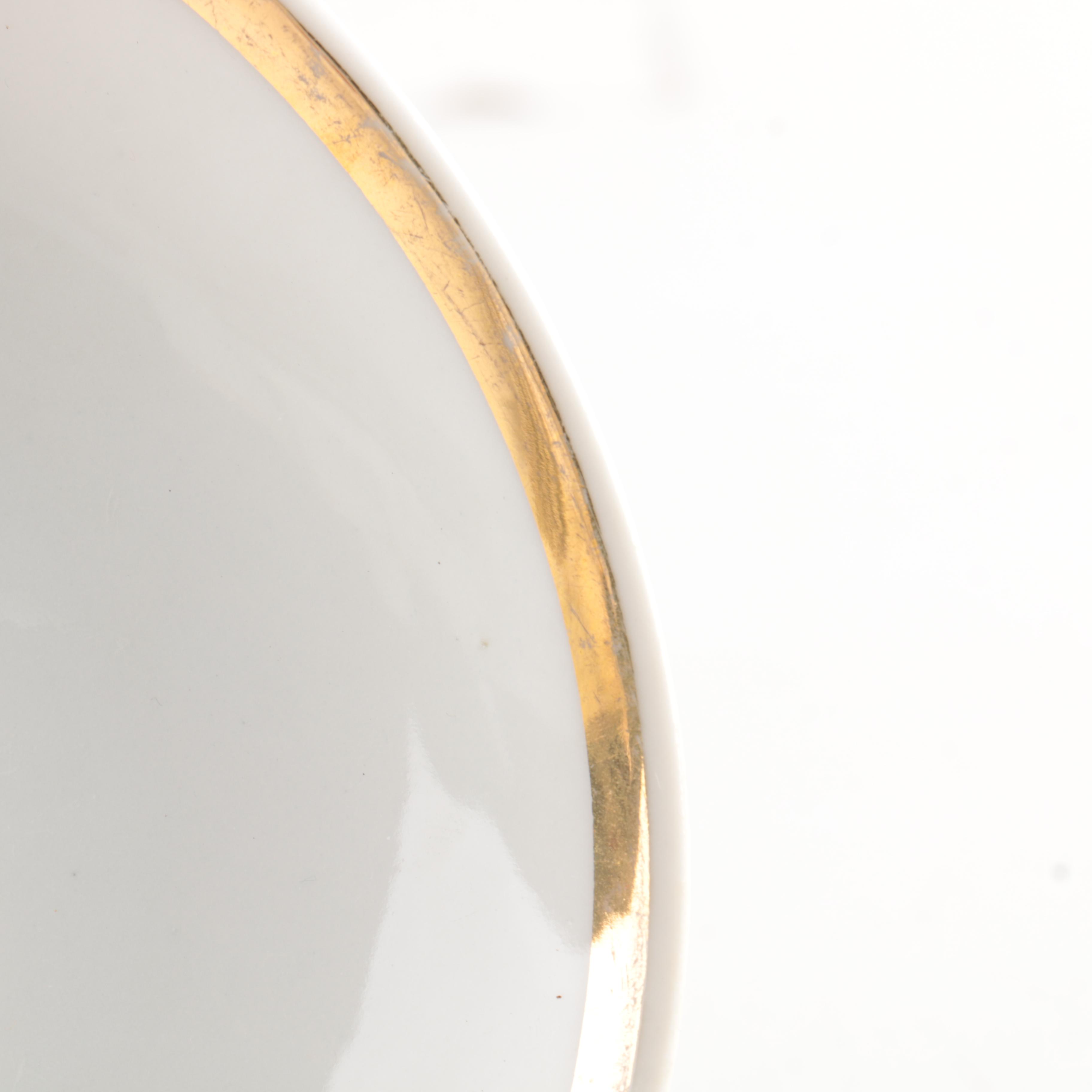 Vintage Porcelain Coffee Cups and Saucers