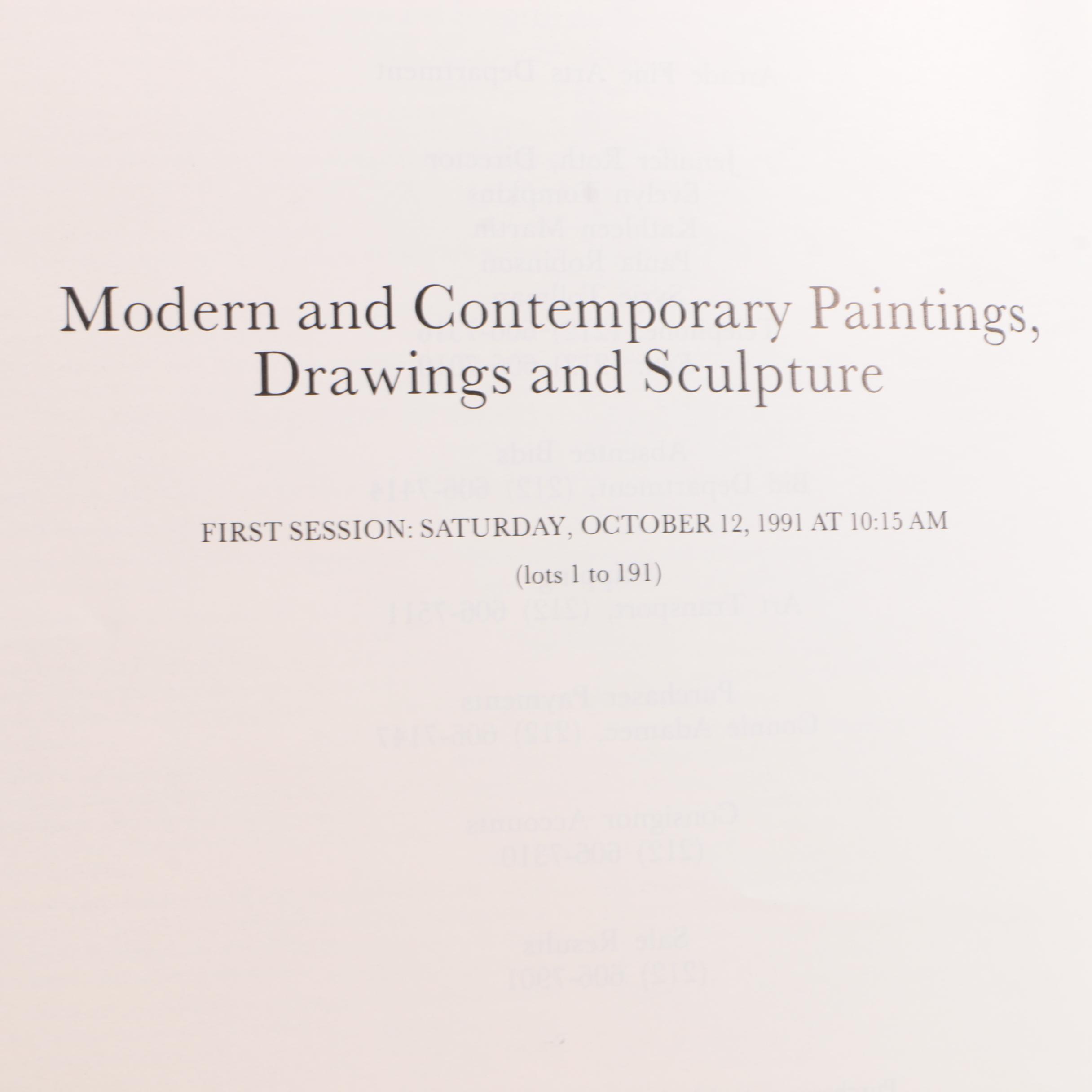 1990s "Sotheby's Arcade Auction" Catalogs