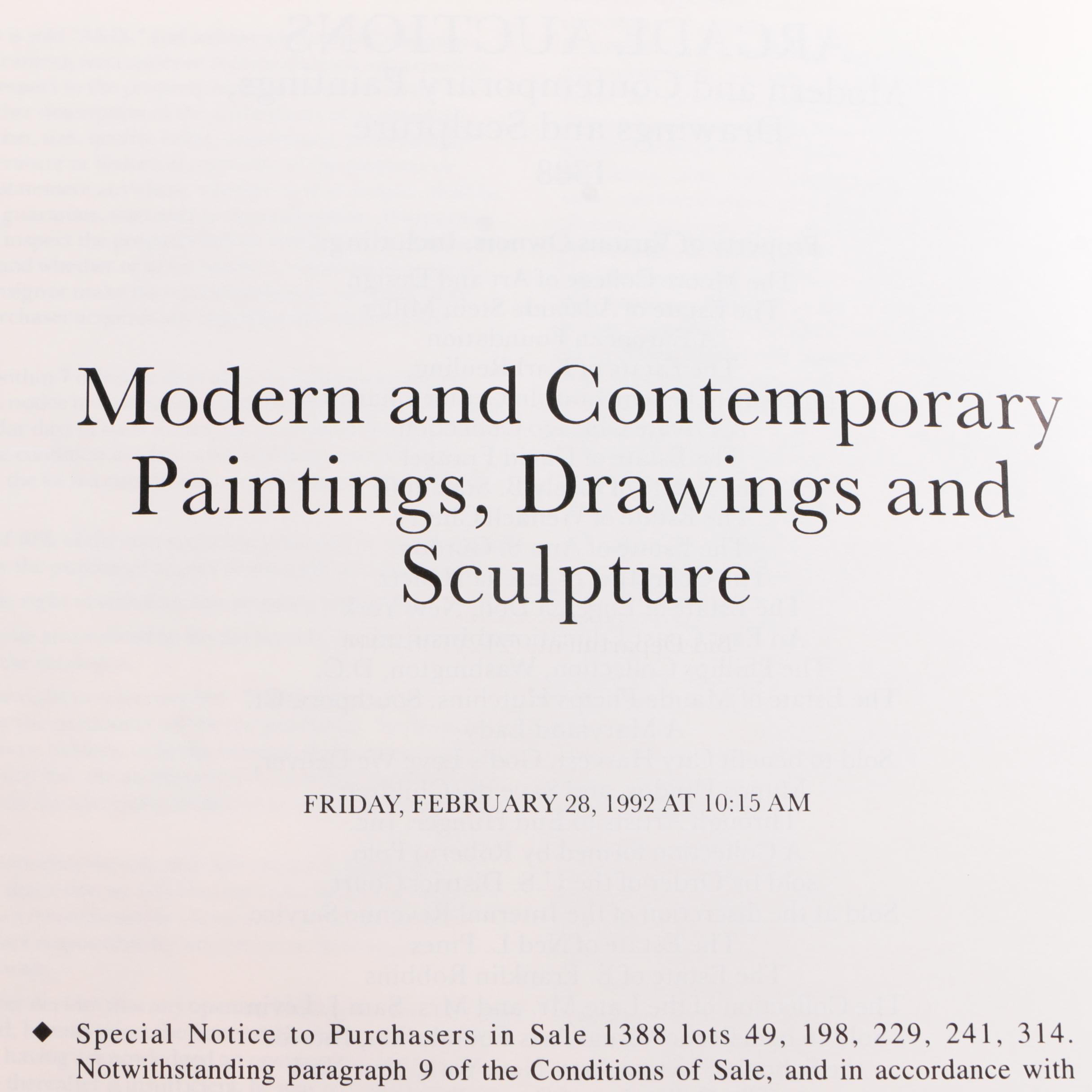 1990s "Sotheby's Arcade Auction" Catalogs