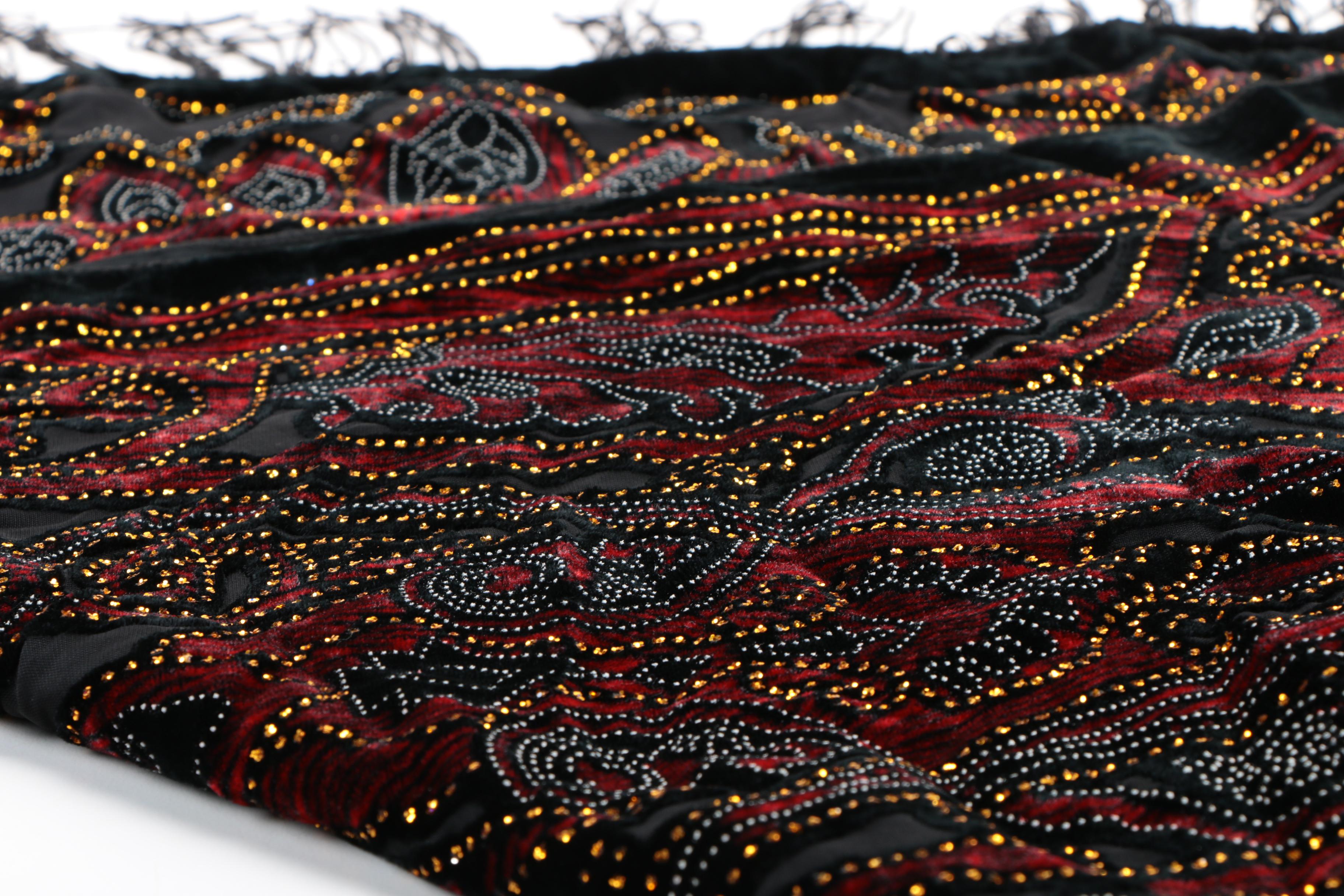 Velvet and Pashmina Scarves