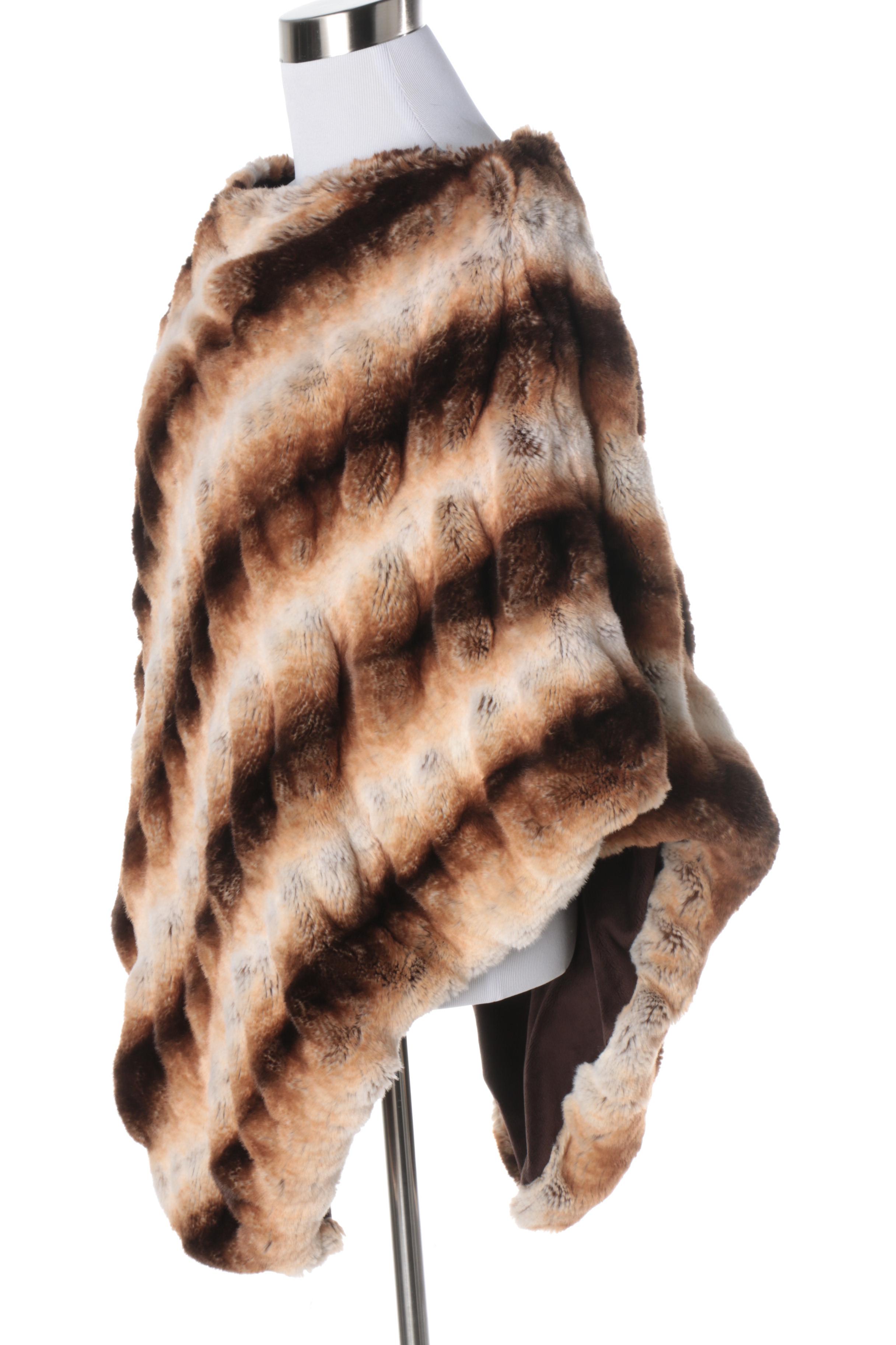 Donna Salyers' Faux Fur Poncho