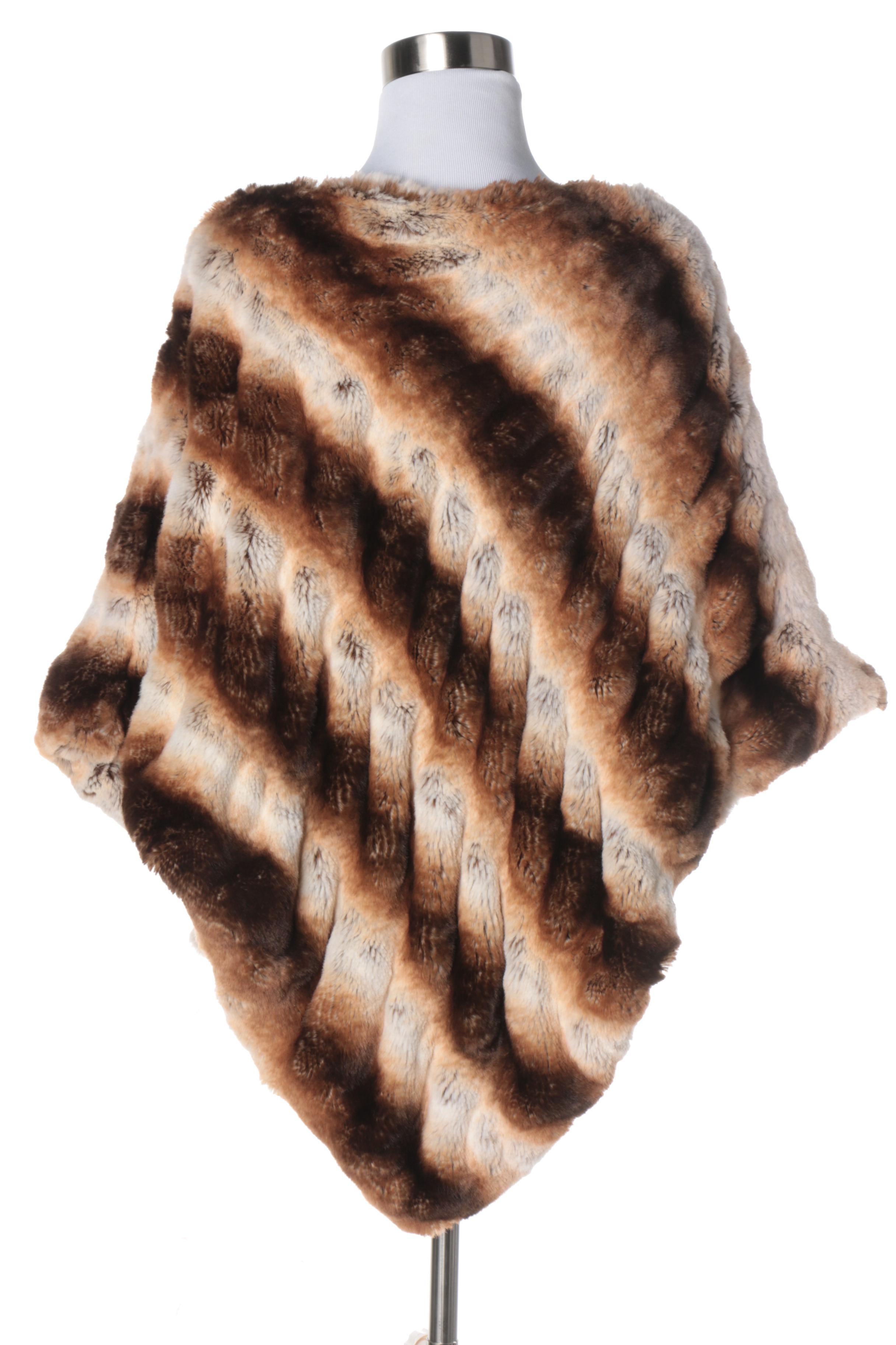 Donna Salyers' Faux Fur Poncho