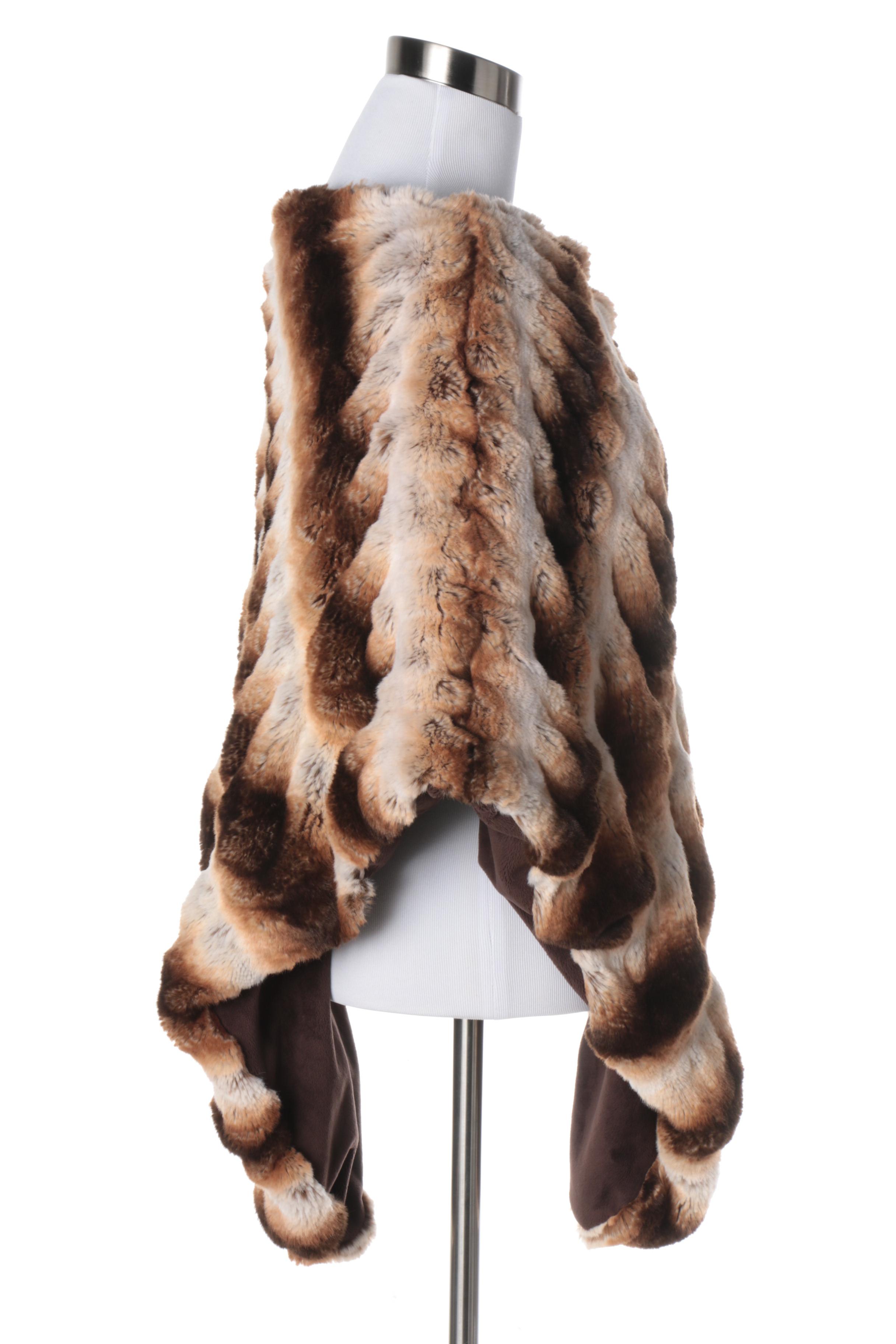 Donna Salyers' Faux Fur Poncho
