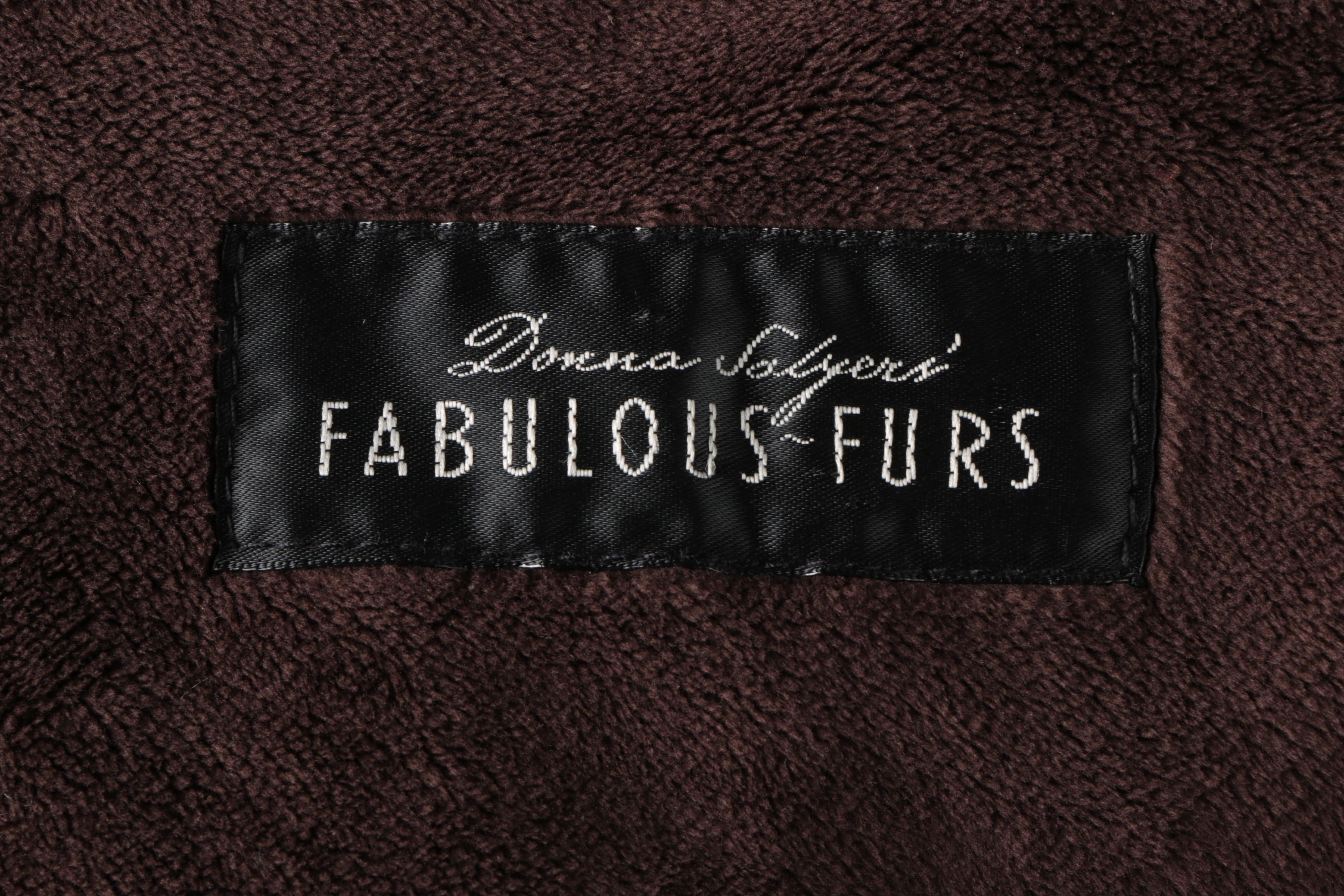 Donna Salyers' Faux Fur Poncho