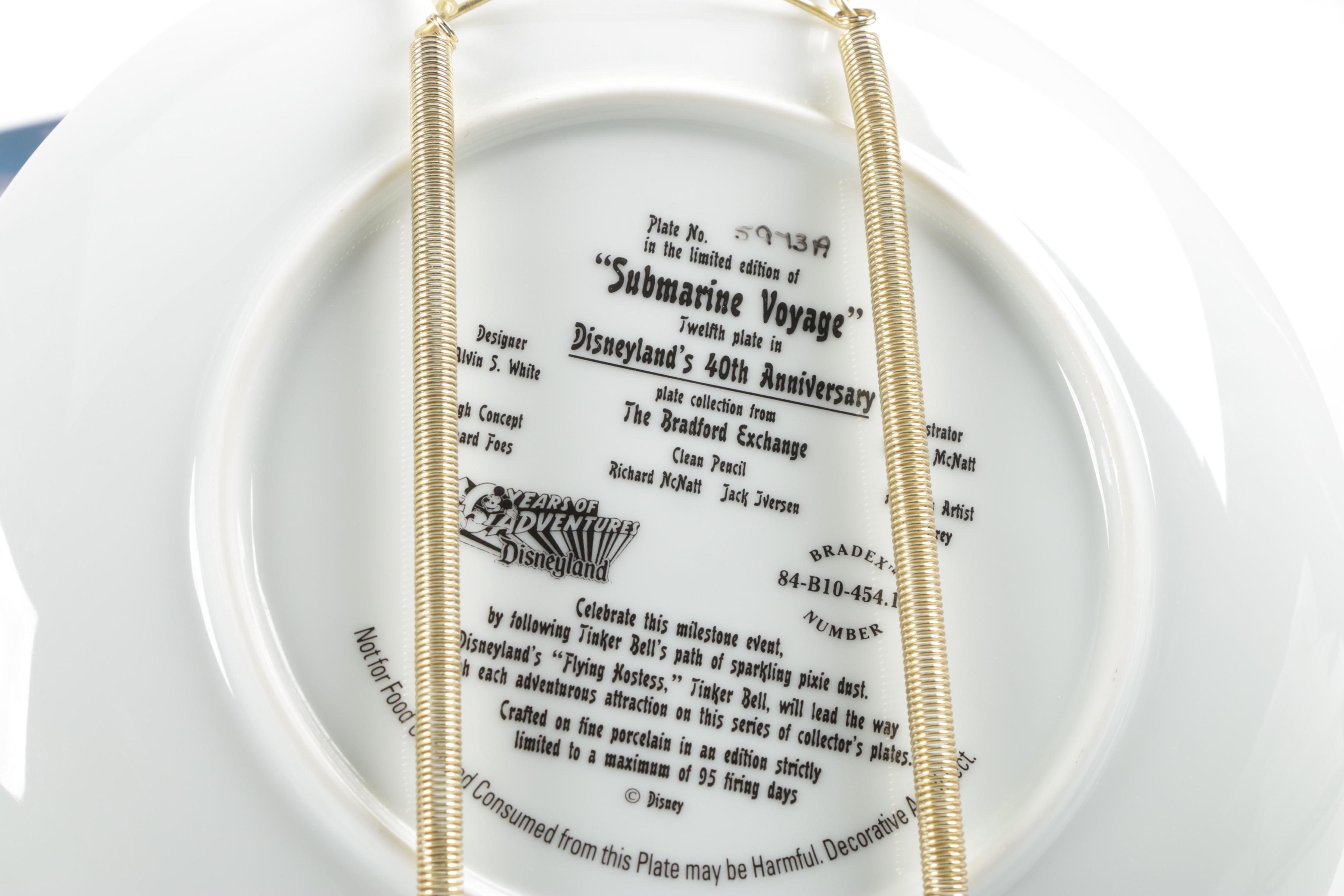 Disneyland's 40th Anniversary Collector Plates