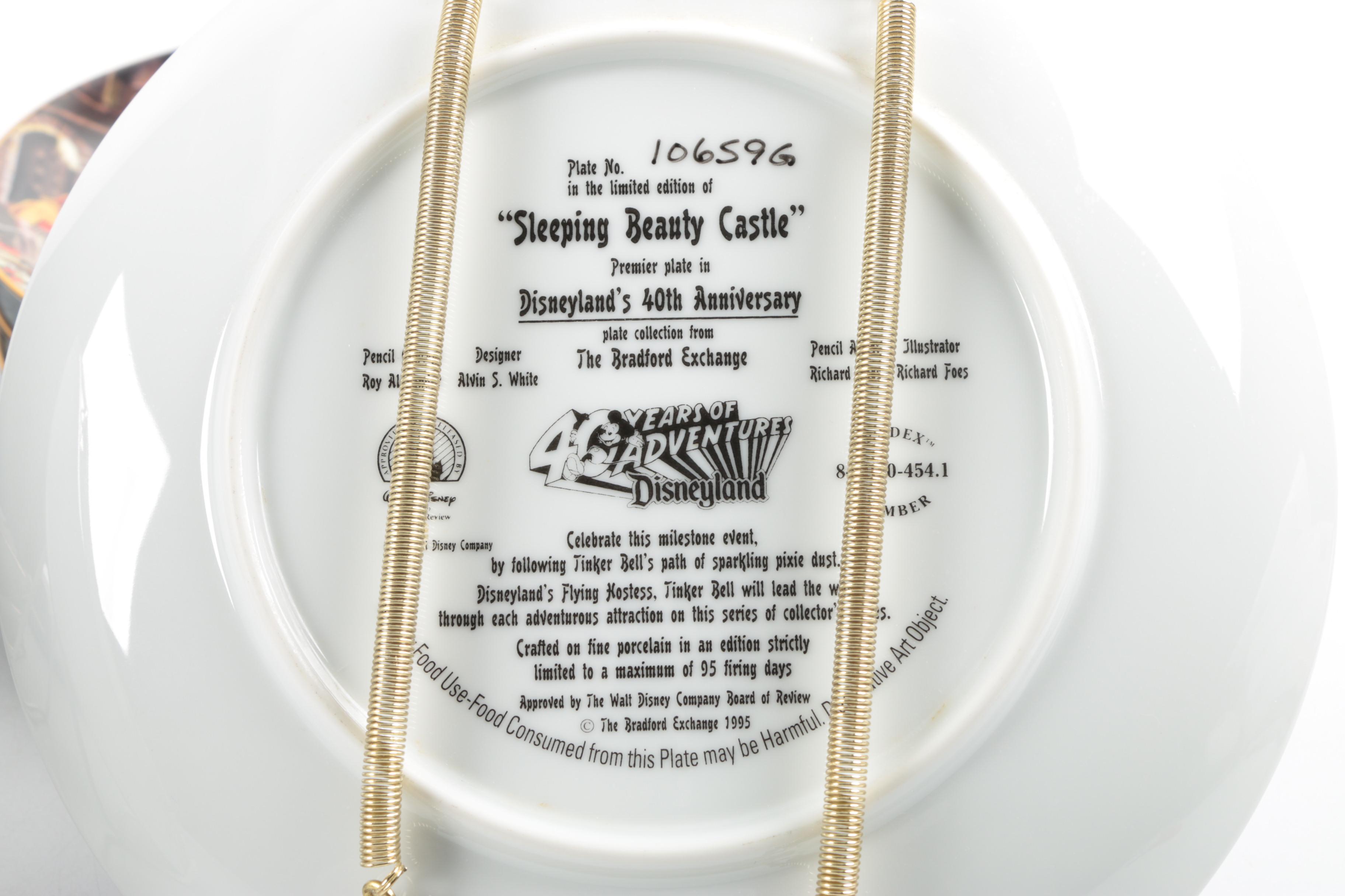 Disneyland's 40th Anniversary Collector Plates