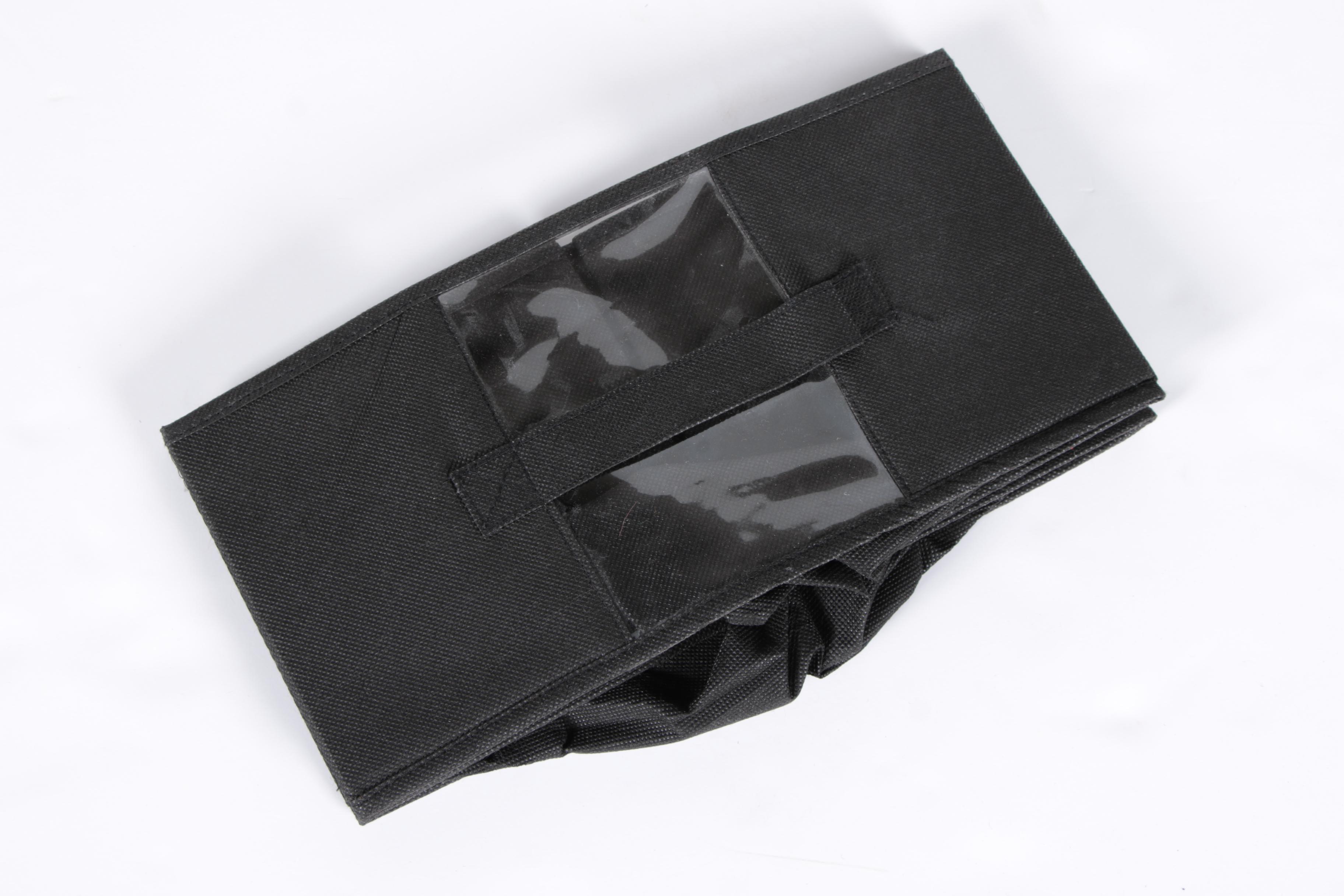 Black Canvas Storage Containers