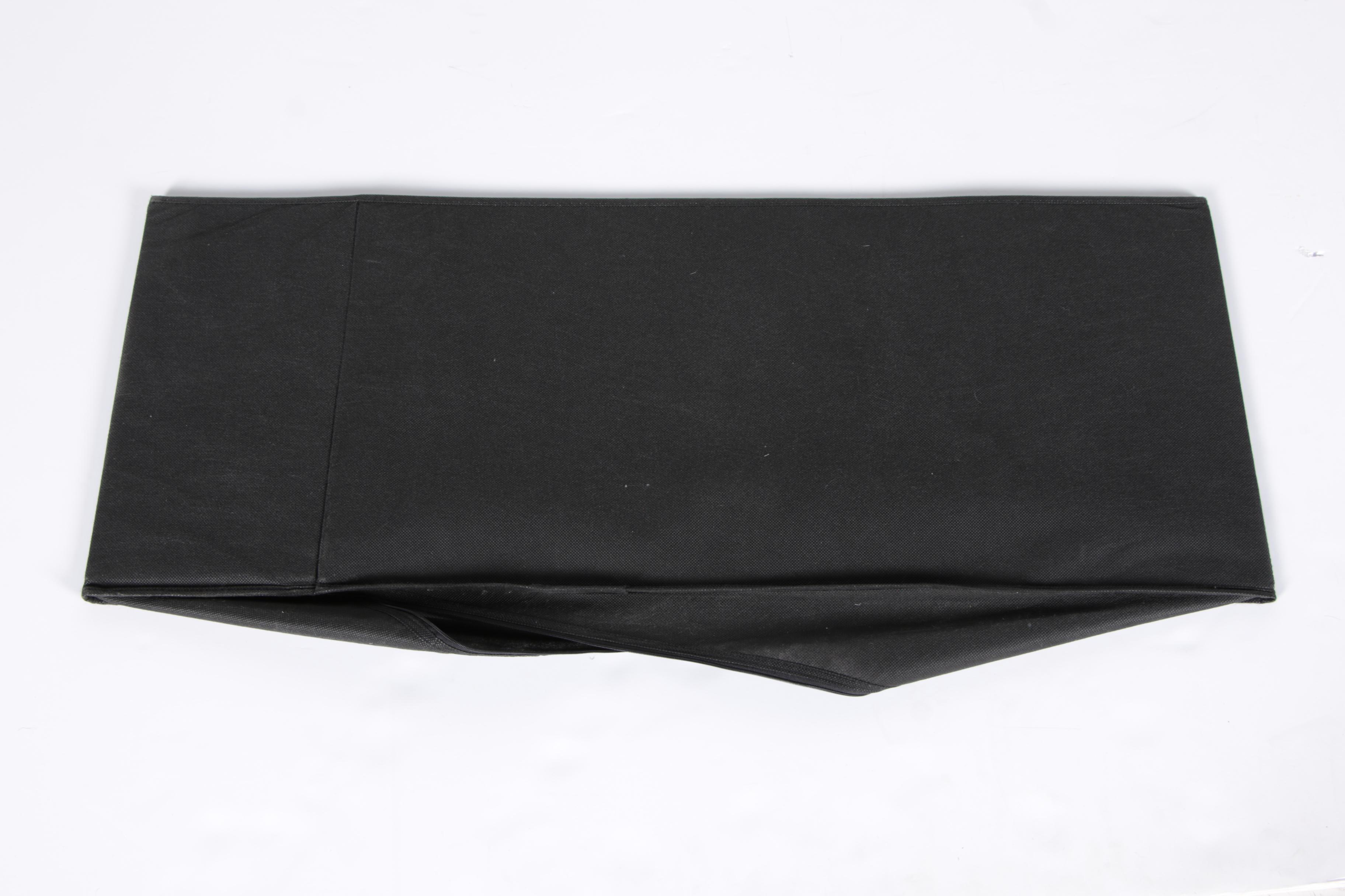 Black Canvas Storage Containers