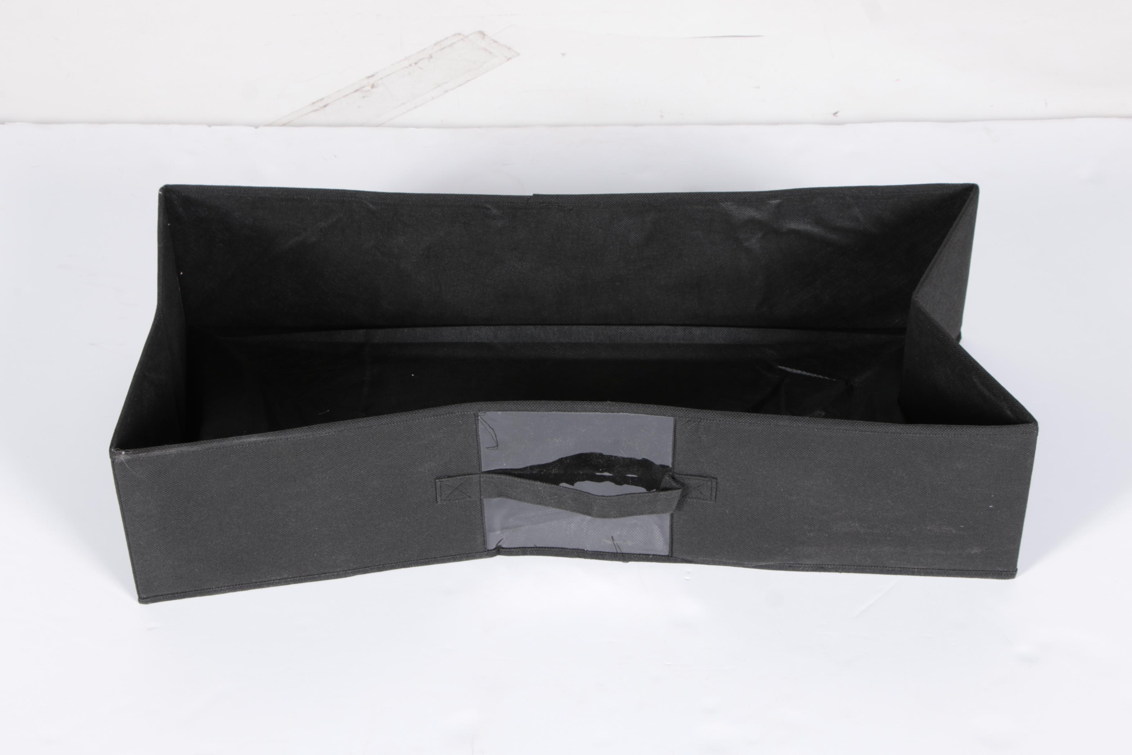 Black Canvas Storage Containers