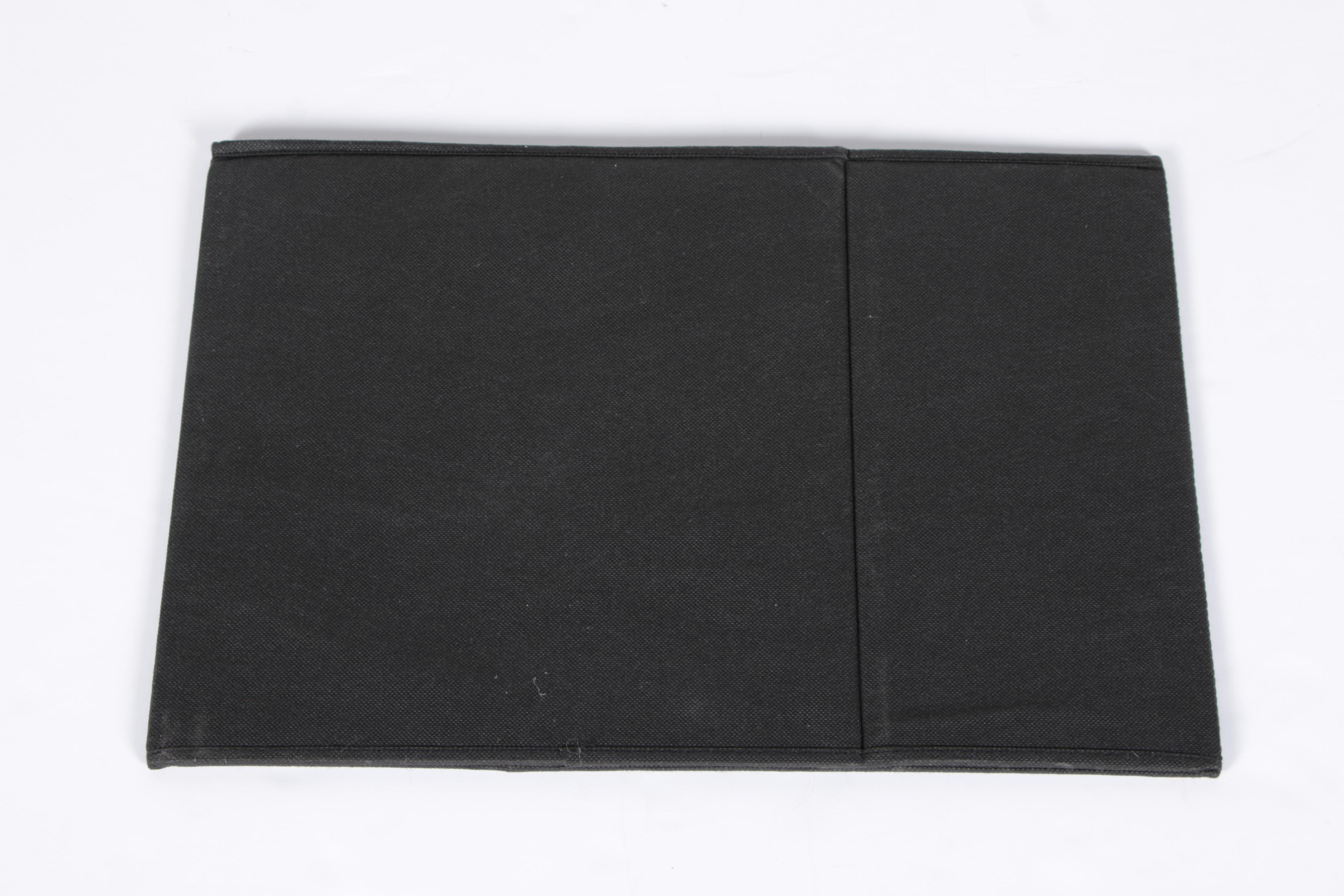 Black Canvas Storage Containers