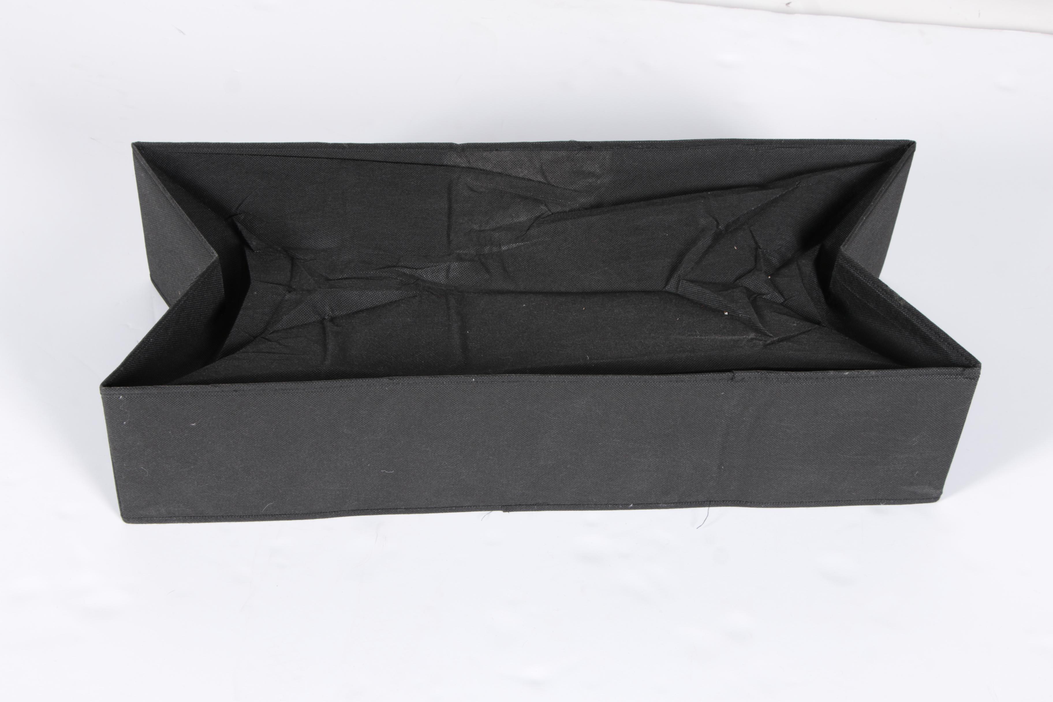 Black Canvas Storage Containers