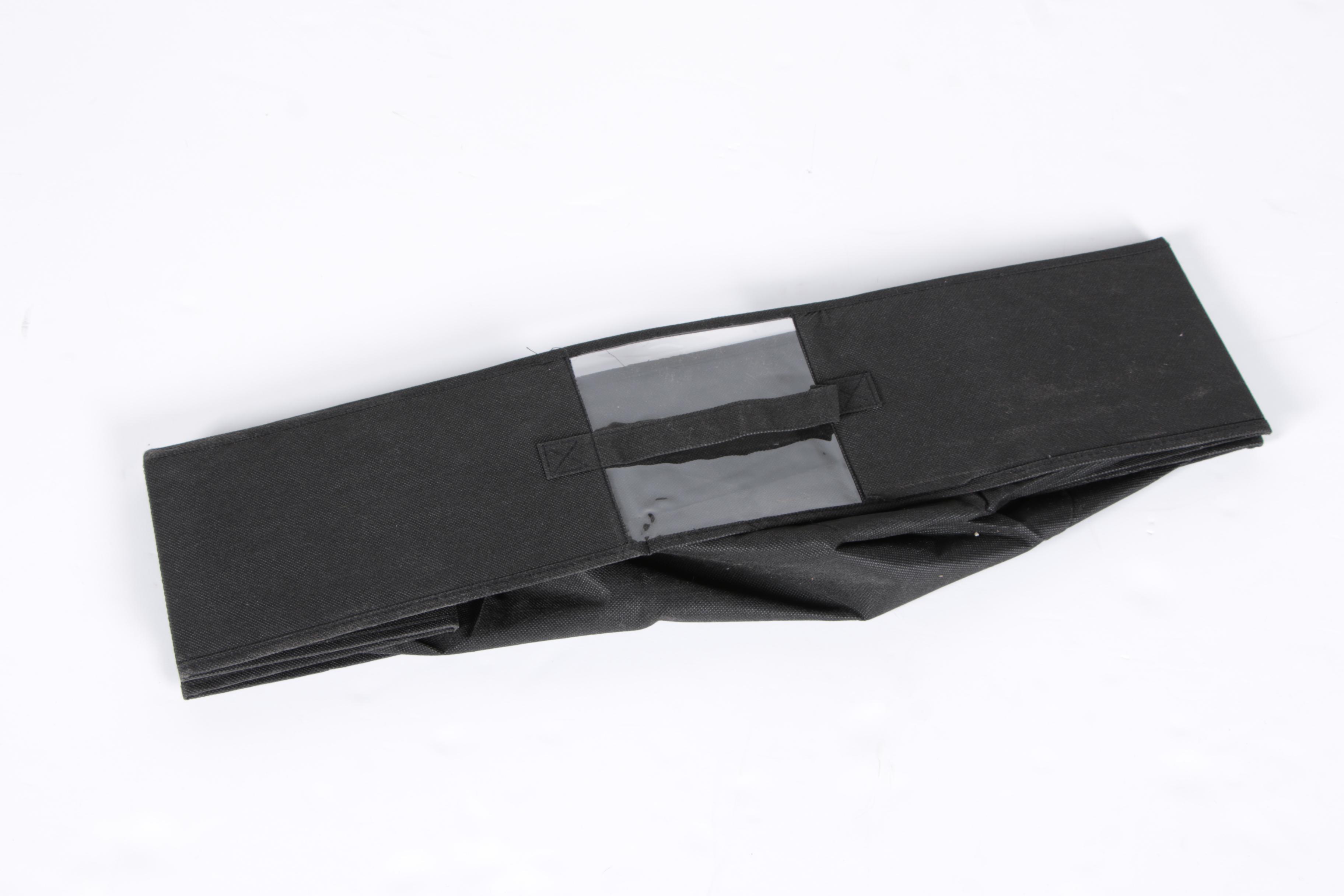 Black Canvas Storage Containers