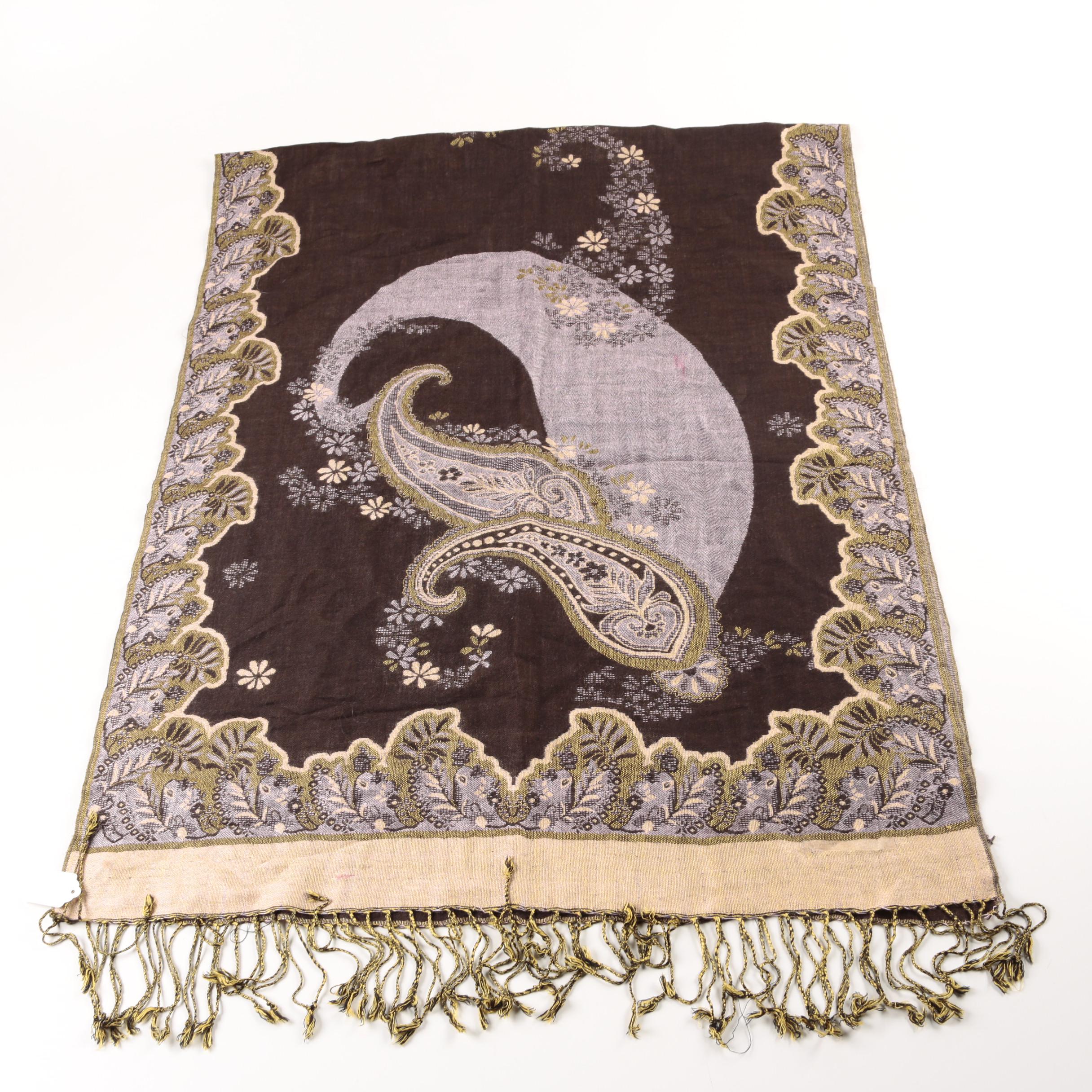 Embroidered and Woven Scarves