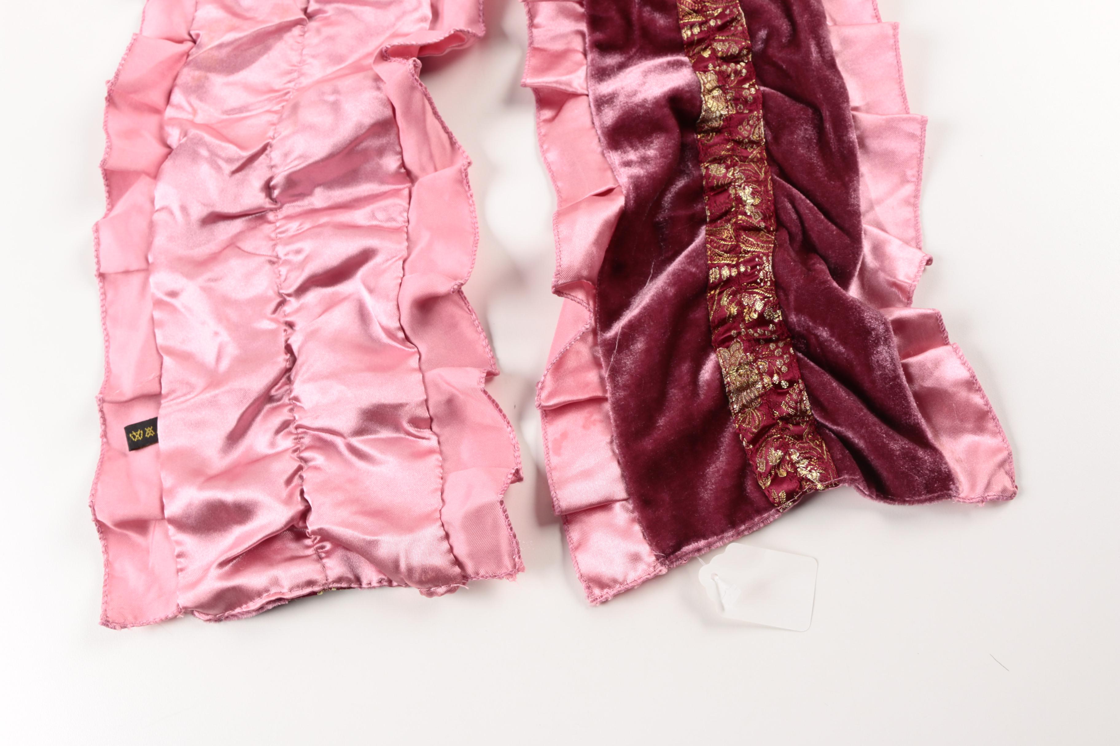 Embroidered and Woven Scarves