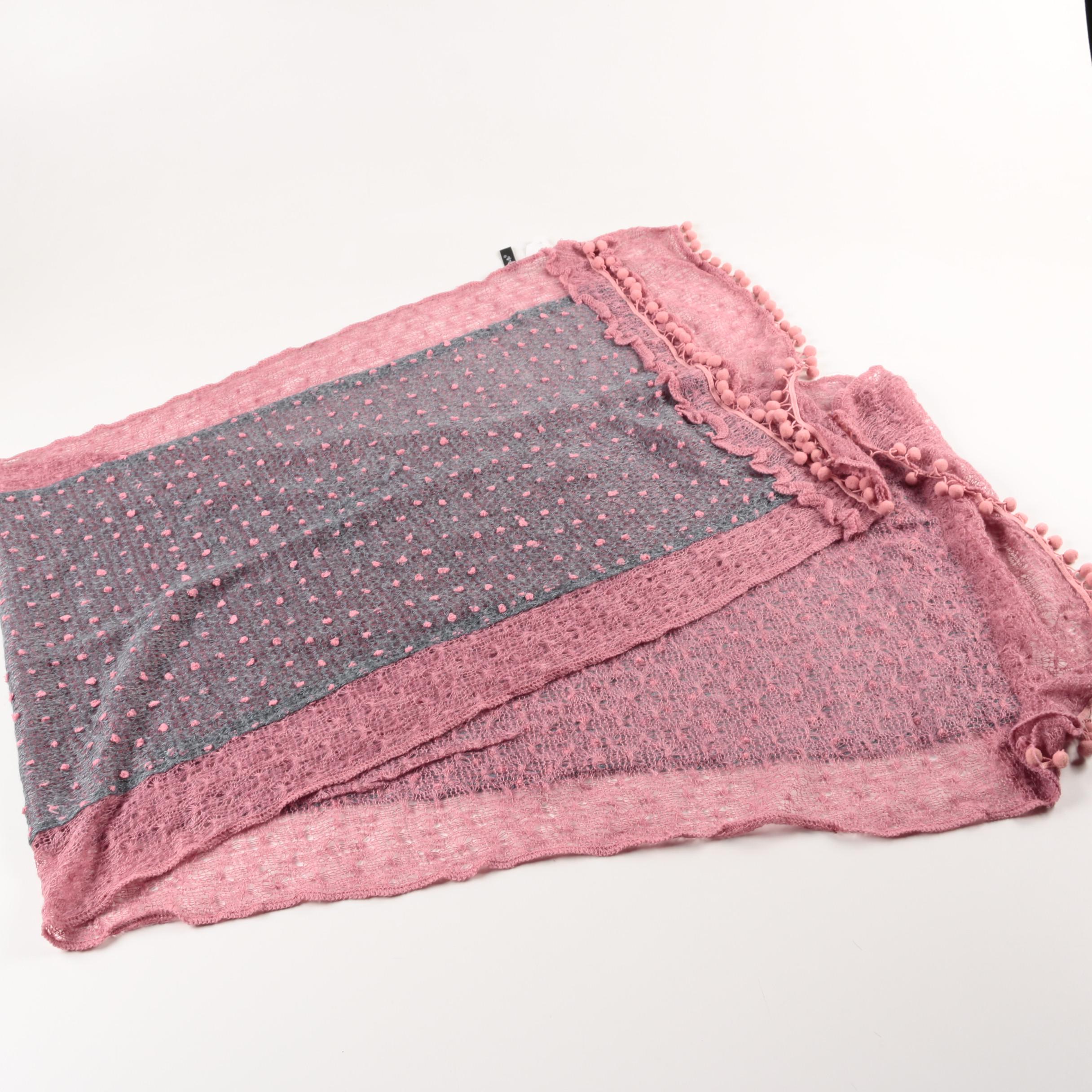 Embroidered and Woven Scarves