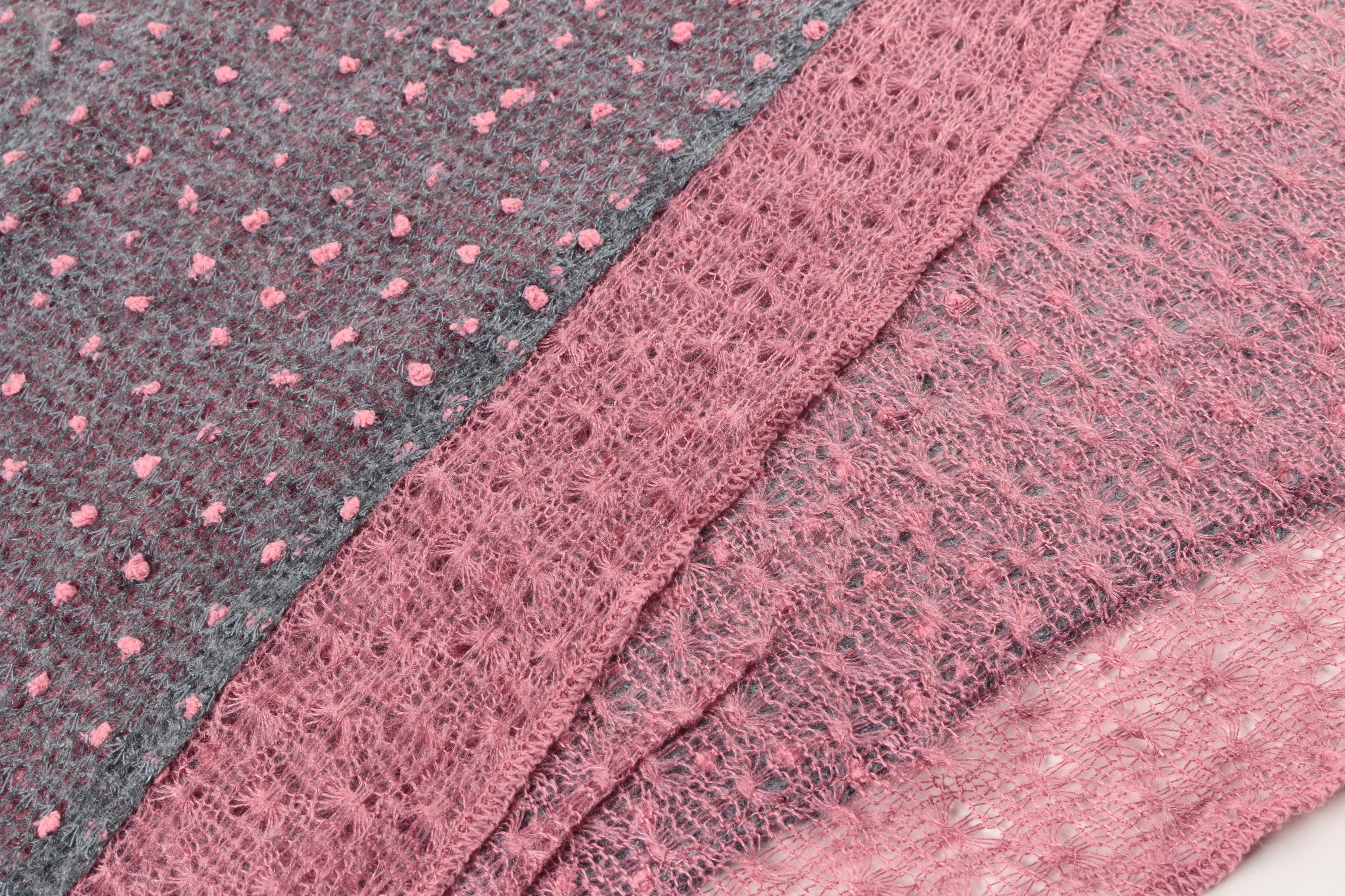 Embroidered and Woven Scarves