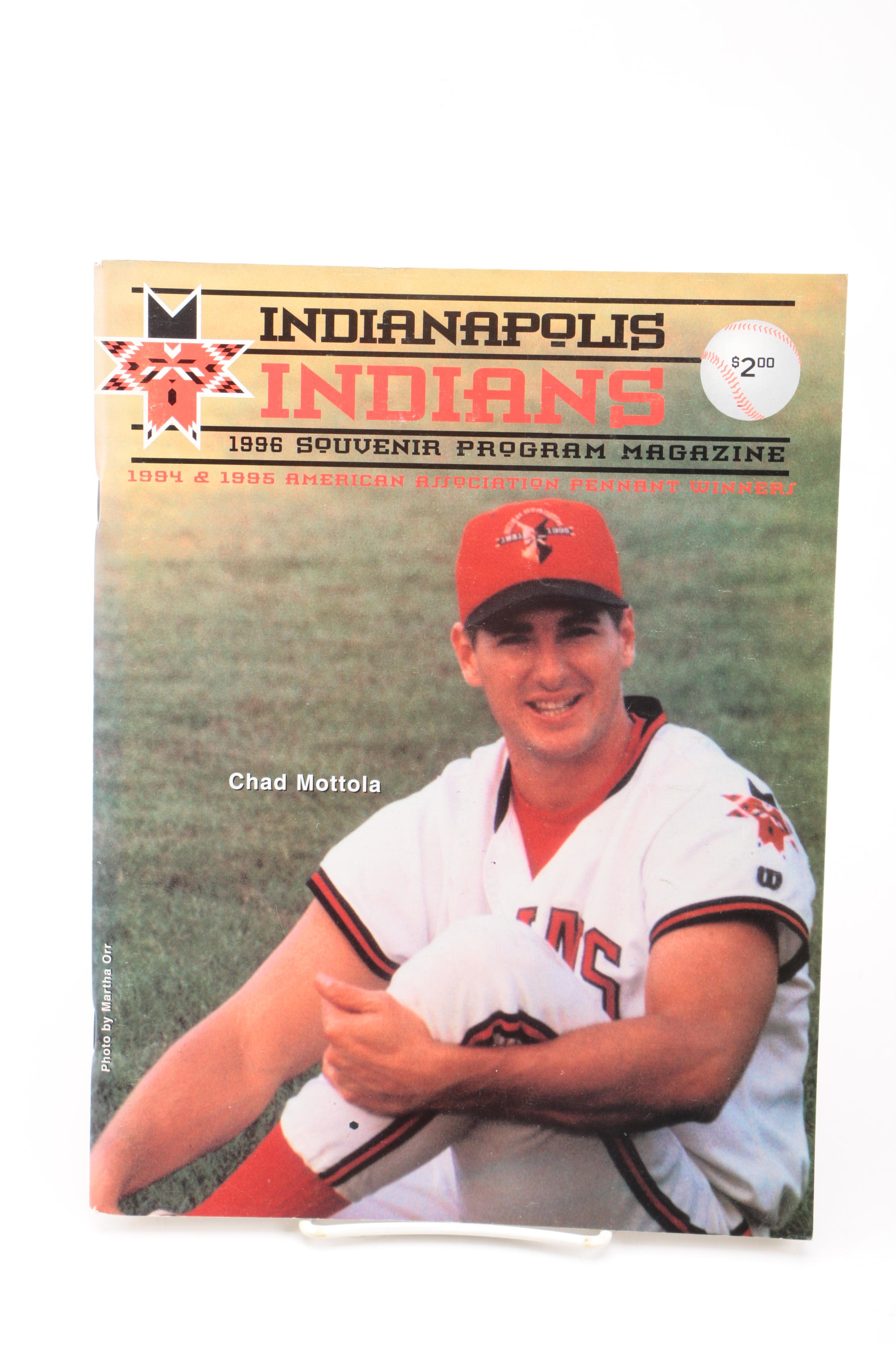 Three Indianapolis Indians Baseball Magazines