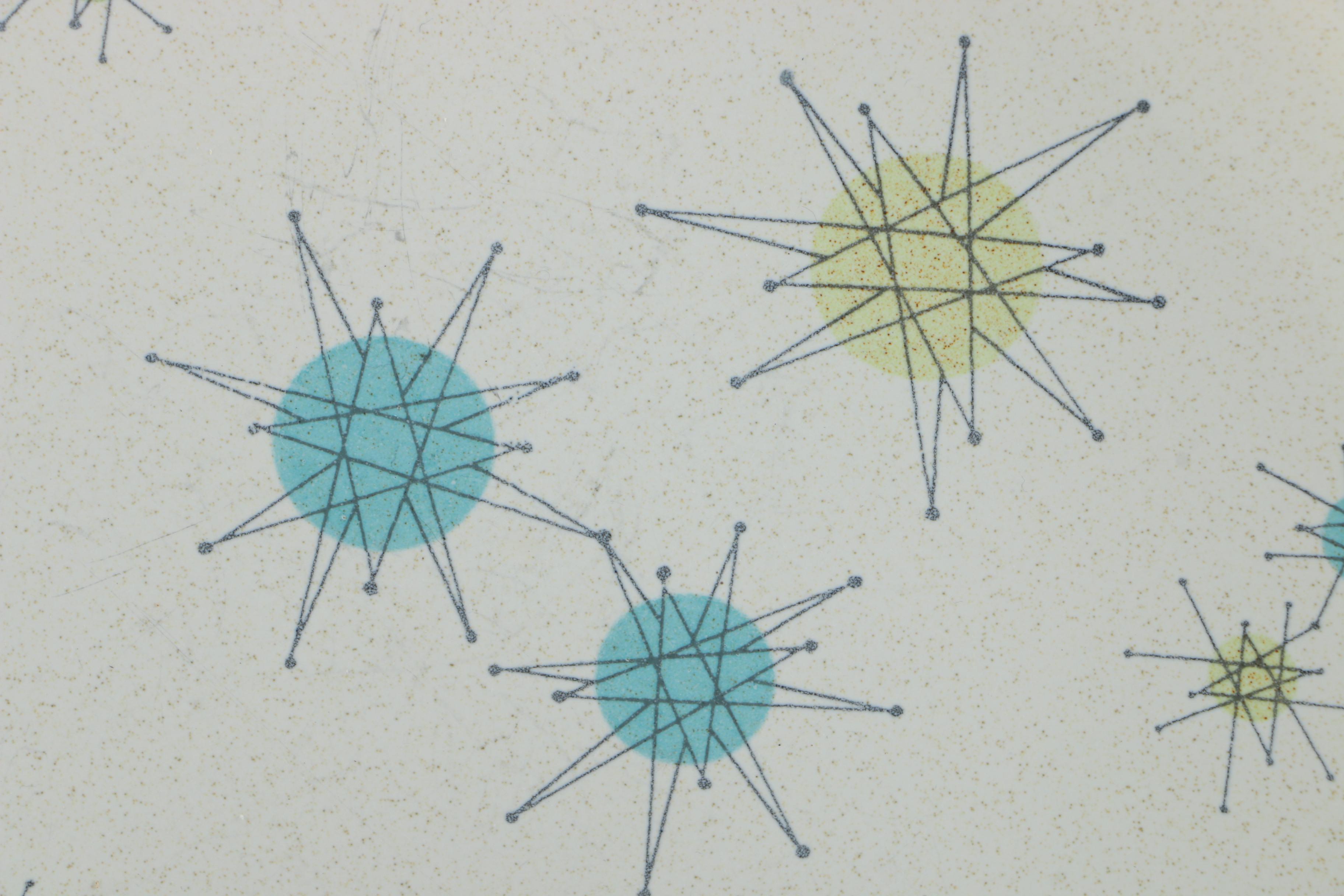 Mid Century Tableware including Franciscan "Starburst" and Salem "North Star"