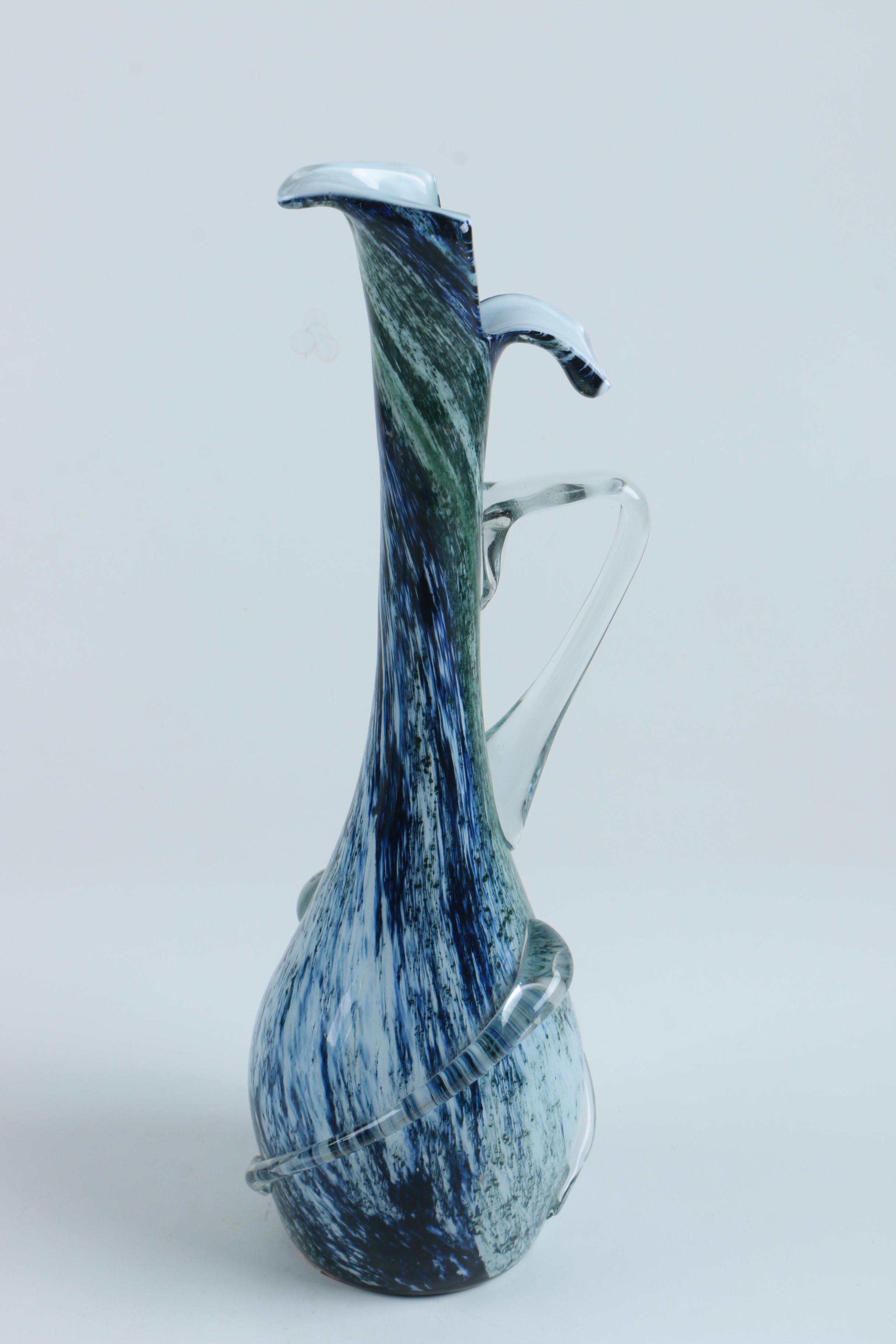 Vintage Borghini's Collection Art Glass Ewer