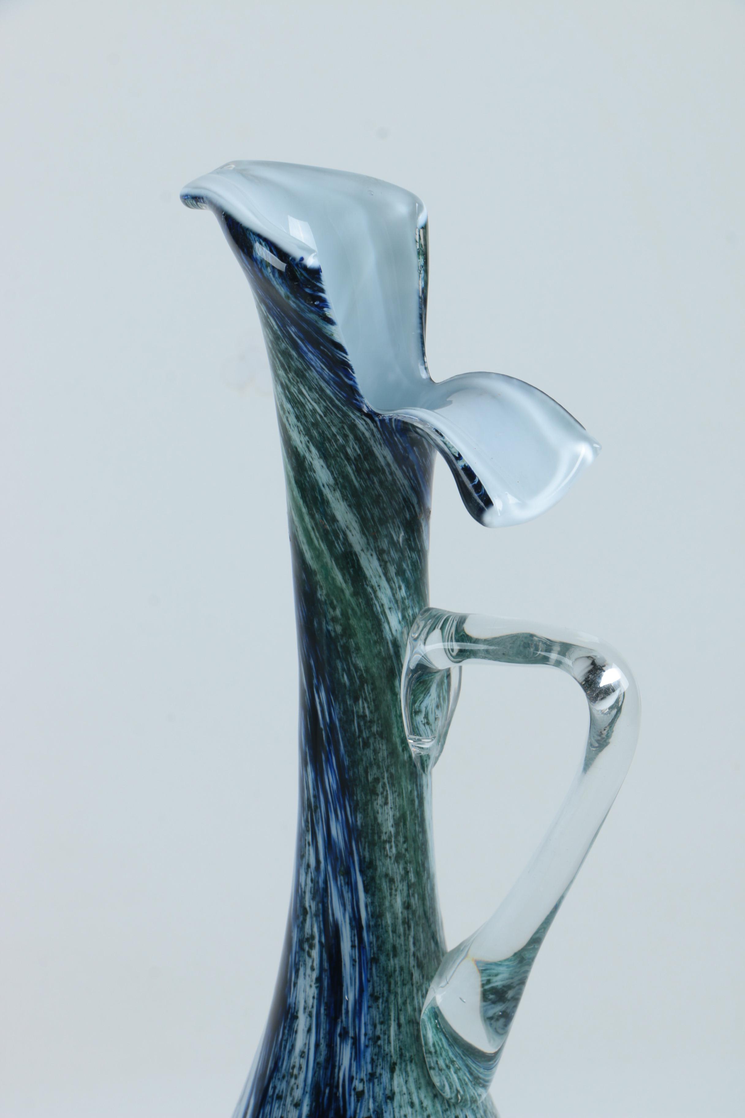 Vintage Borghini's Collection Art Glass Ewer