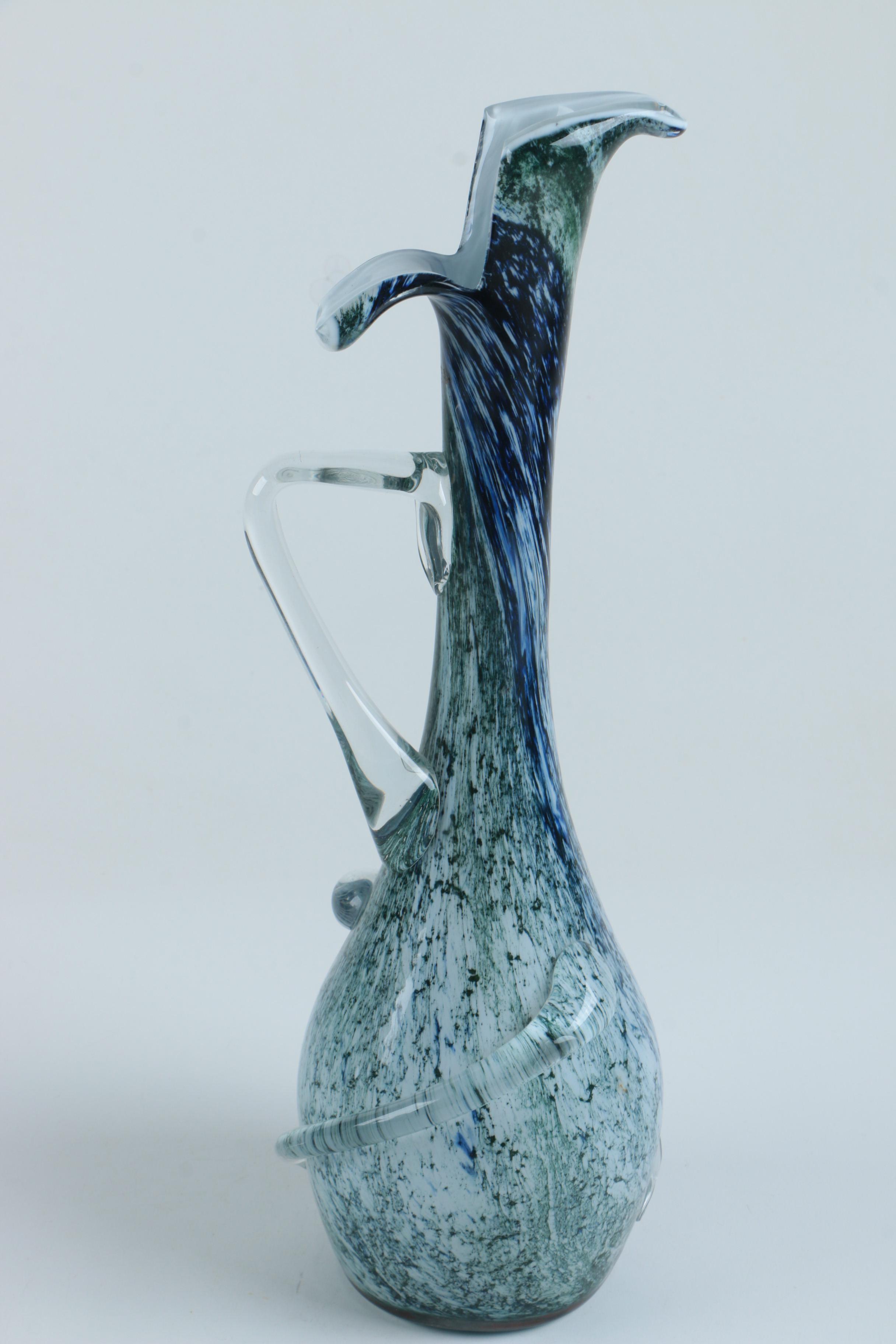 Vintage Borghini's Collection Art Glass Ewer