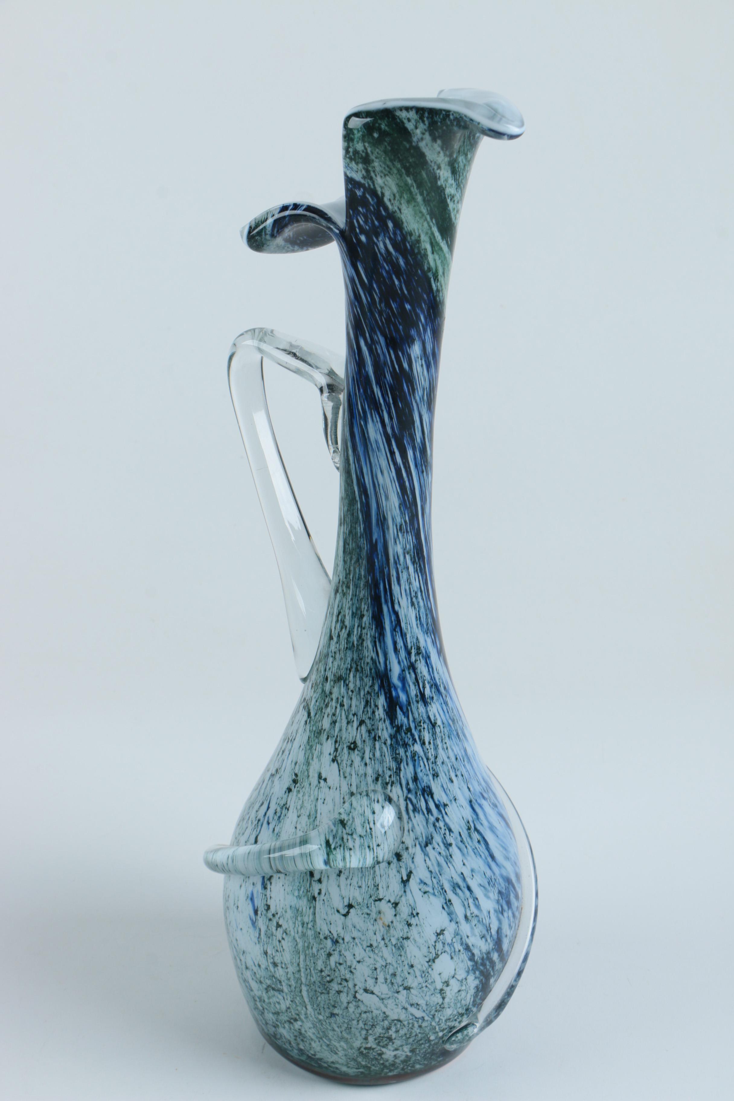 Vintage Borghini's Collection Art Glass Ewer