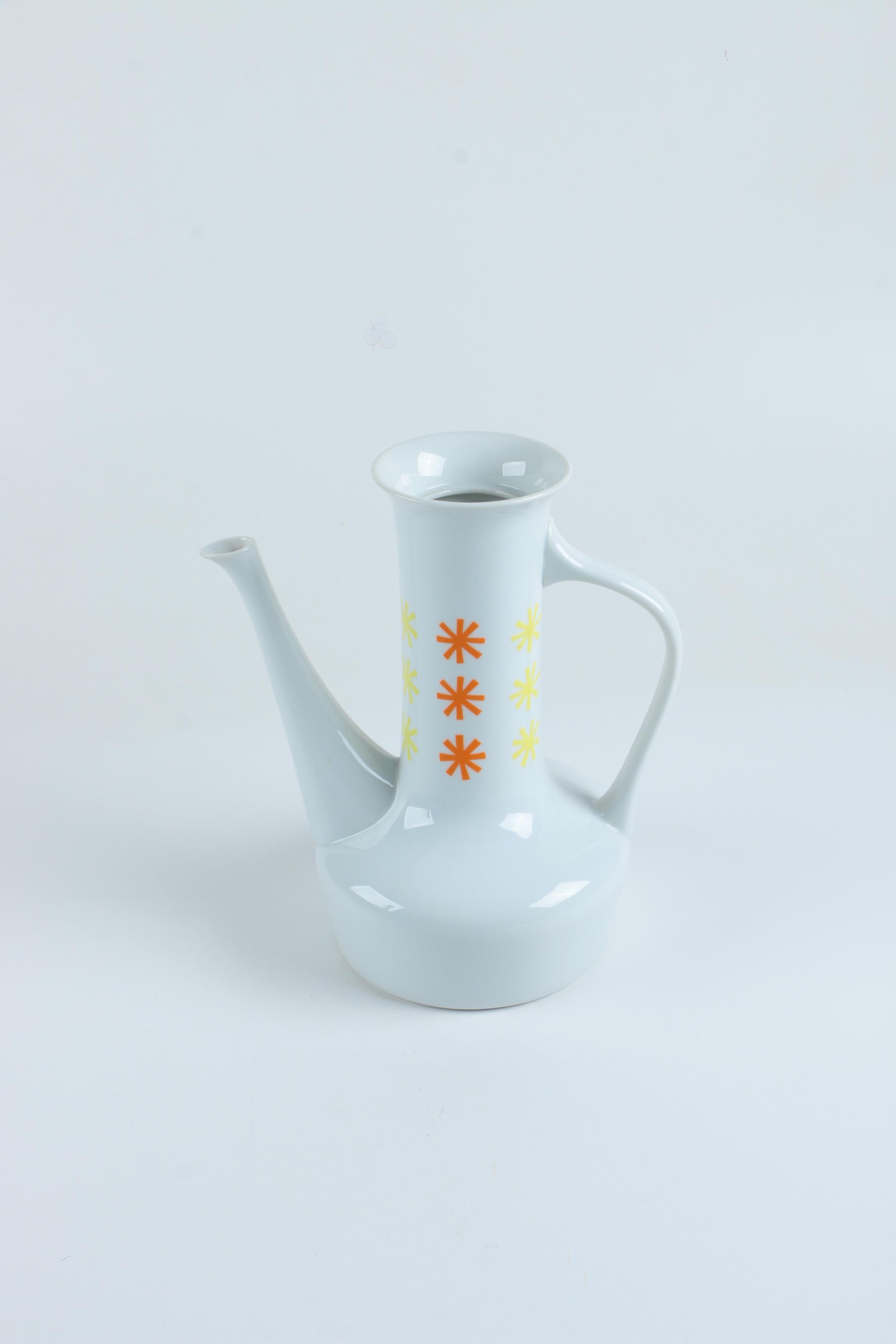 Paul McCobb "Sparkler Contempri" Mid Century Modern Porcelain Teapot
