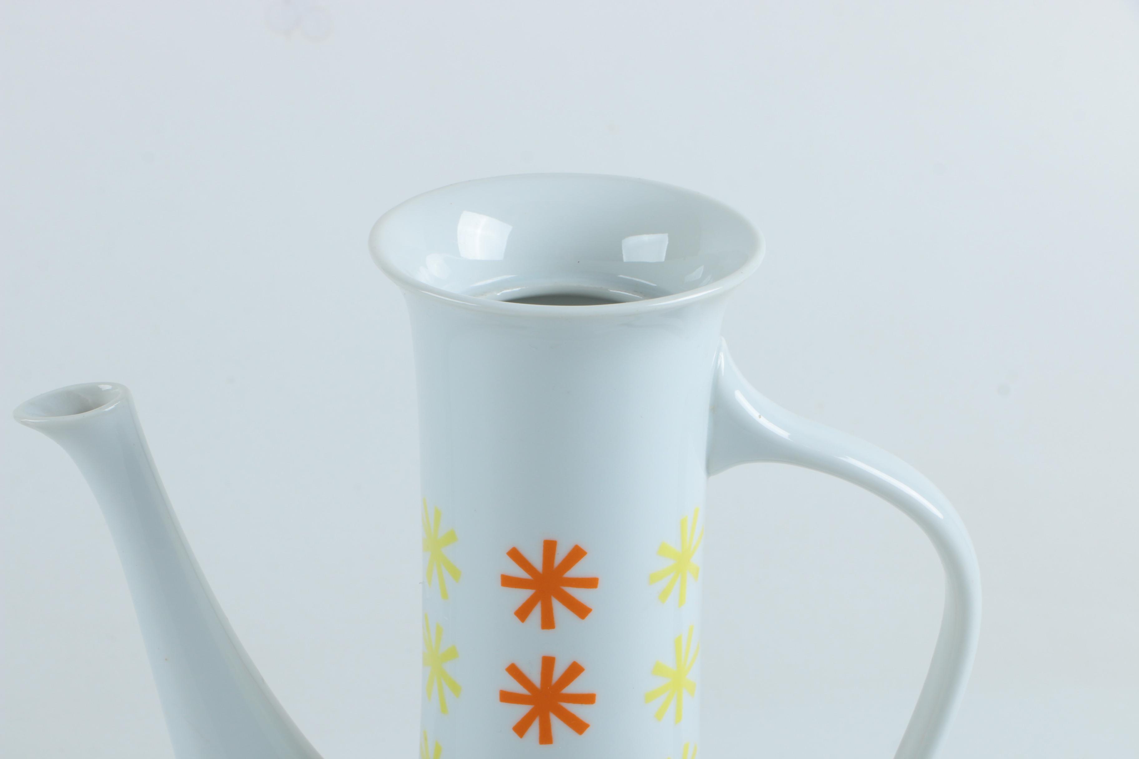 Paul McCobb "Sparkler Contempri" Mid Century Modern Porcelain Teapot