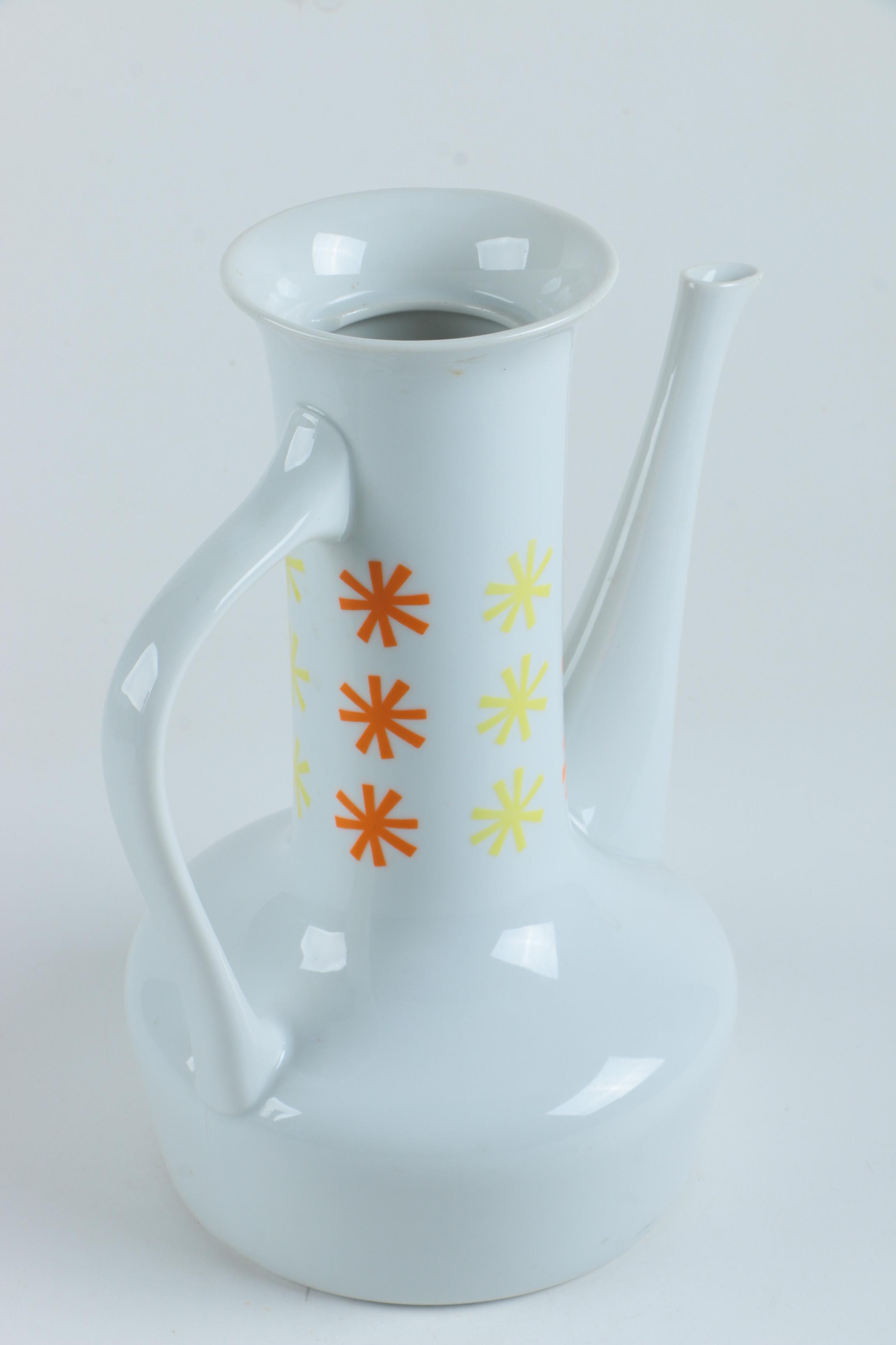 Paul McCobb "Sparkler Contempri" Mid Century Modern Porcelain Teapot