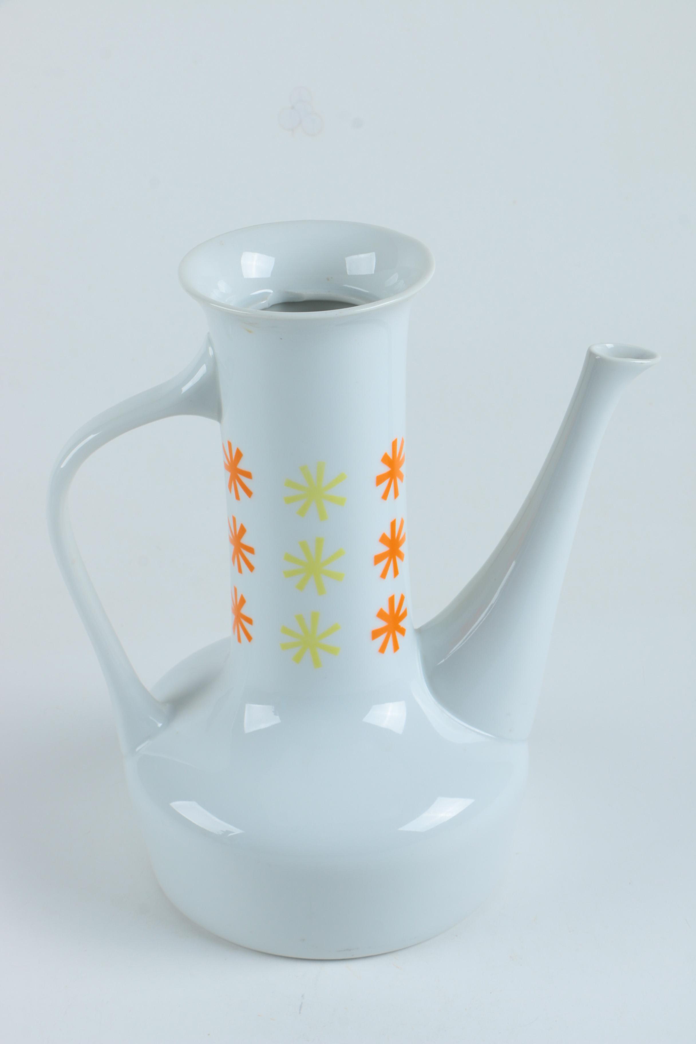 Paul McCobb "Sparkler Contempri" Mid Century Modern Porcelain Teapot