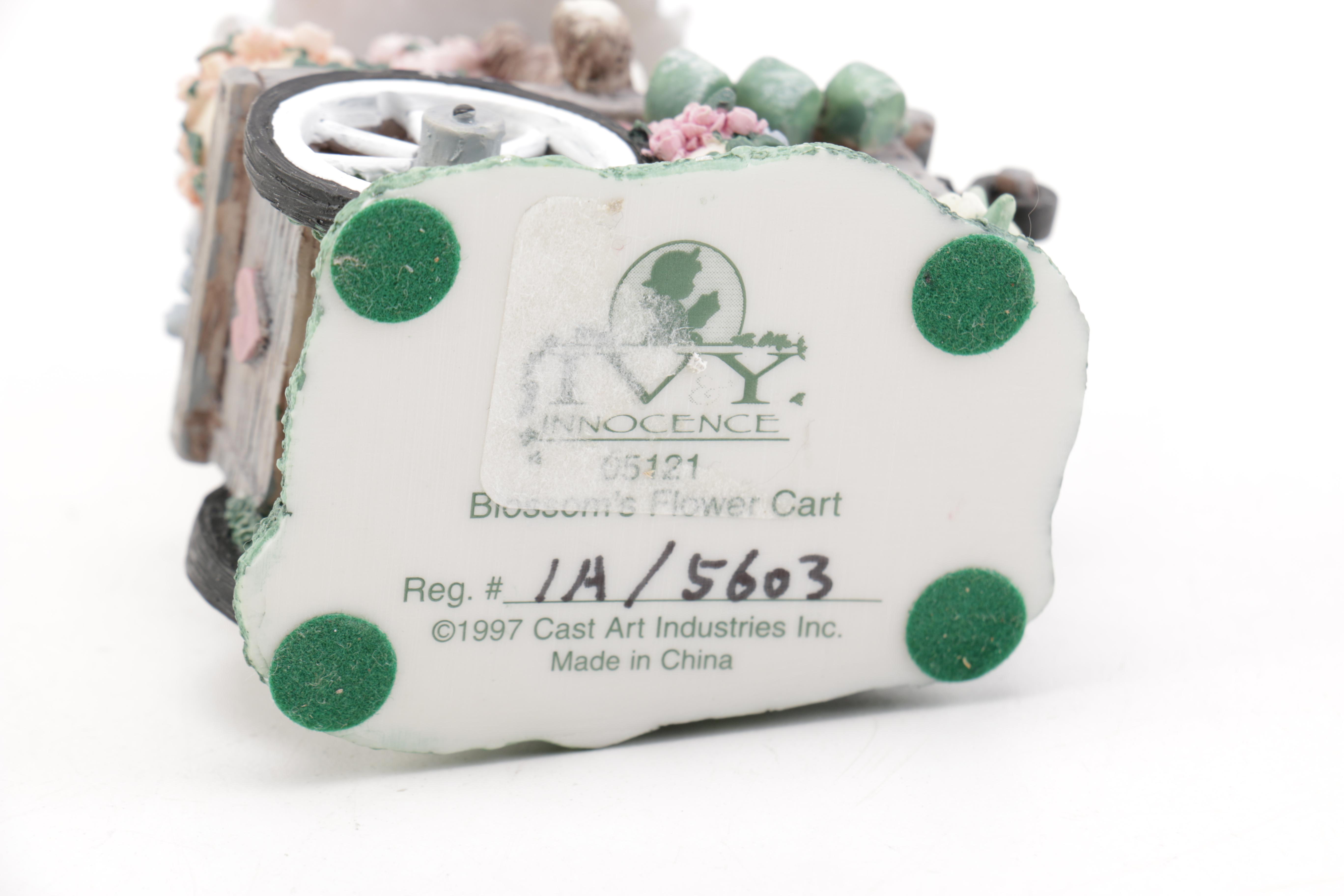 Ivy & Innocence Figurines Featuring Blossom's Flower Cart