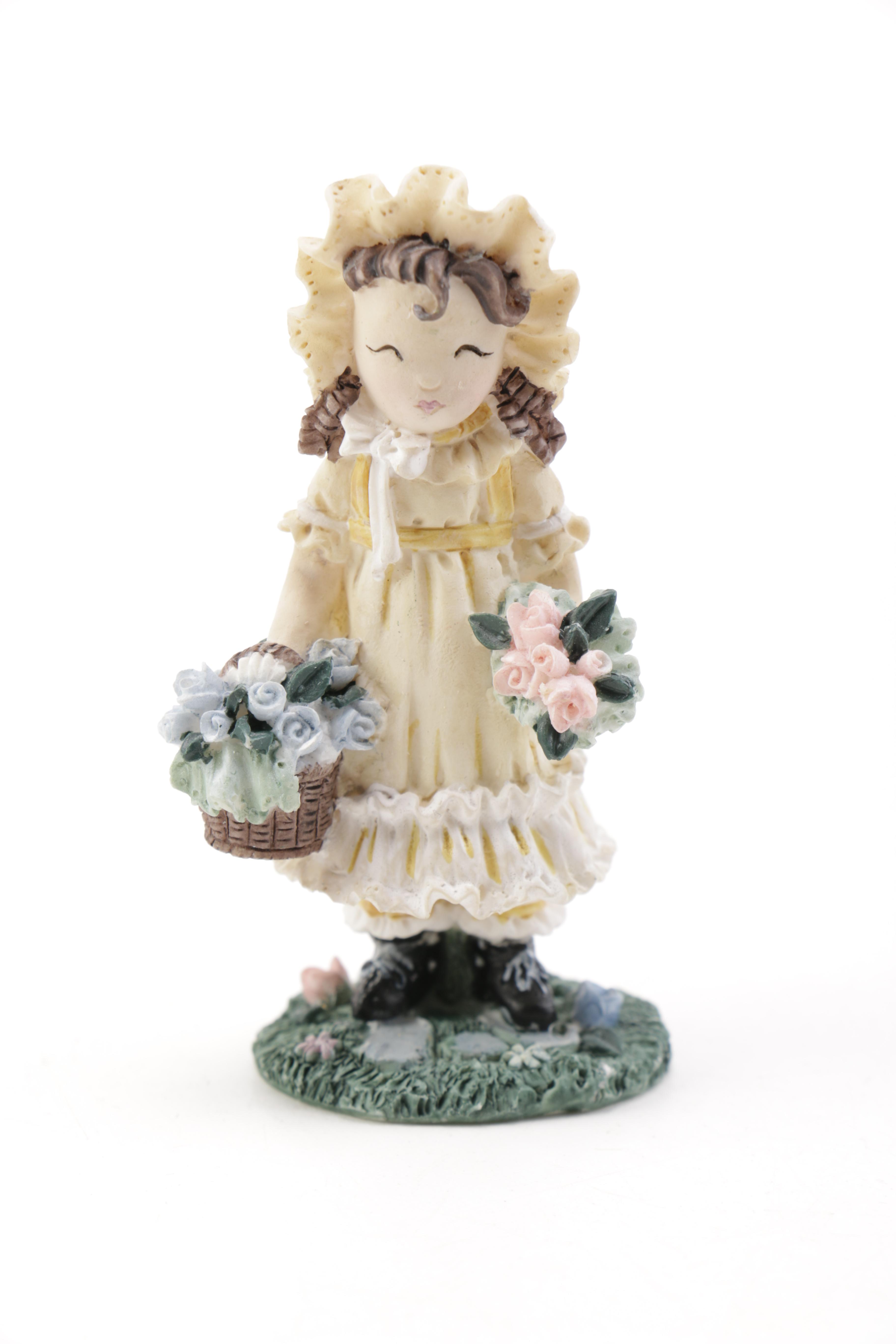 Ivy & Innocence Figurines Featuring Blossom's Flower Cart